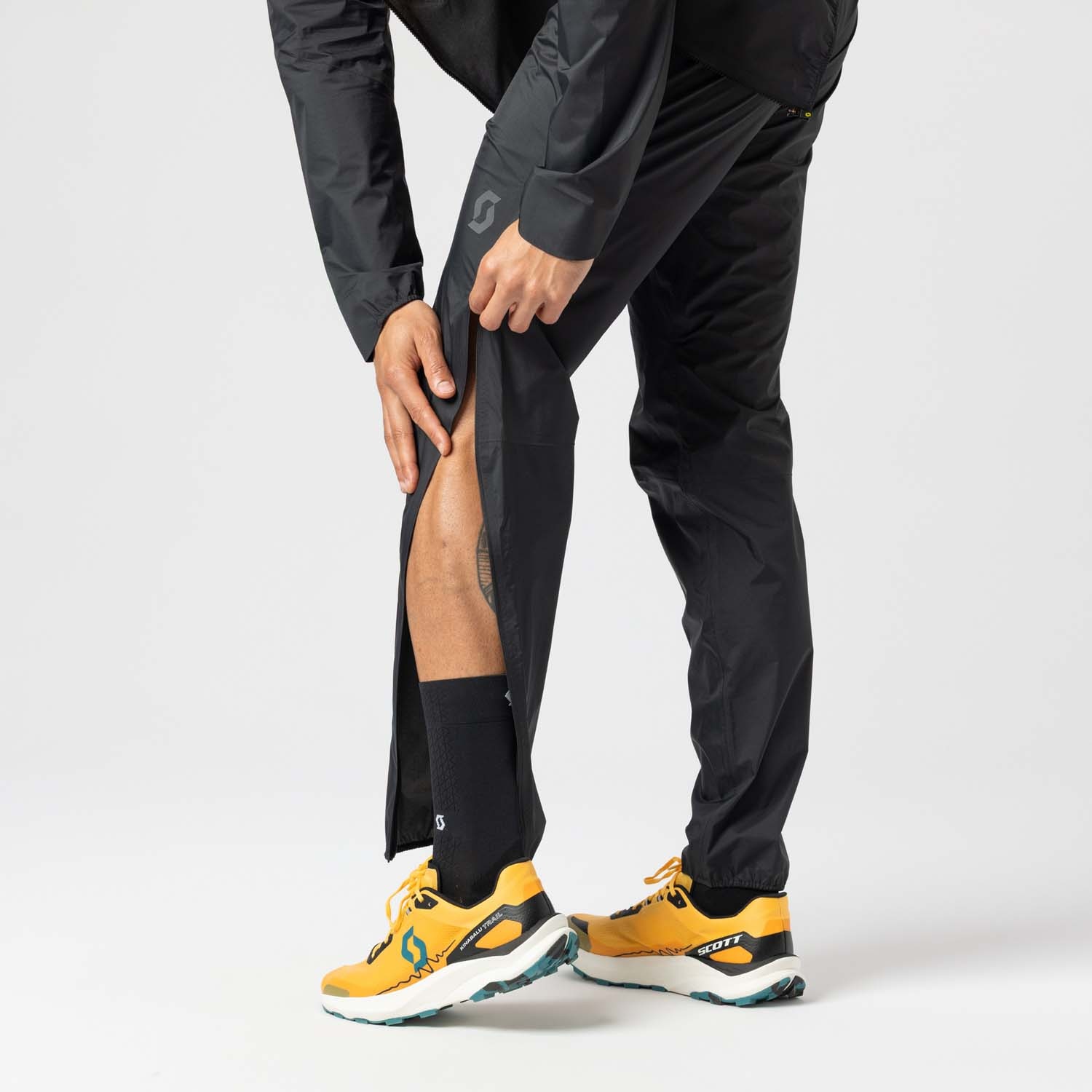 Pantalón impermeable de hombre ENDURANCE SL WP Scott - Negro Negro-4
