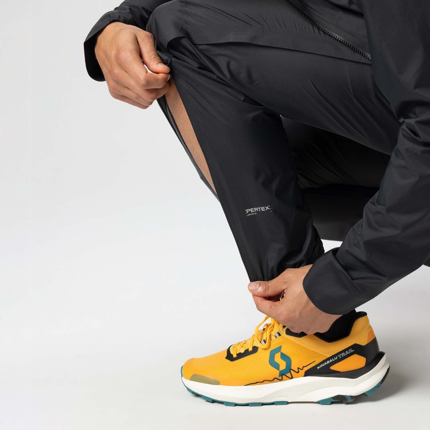 Pantalón impermeable de hombre ENDURANCE SL WP Scott - Negro Negro-5