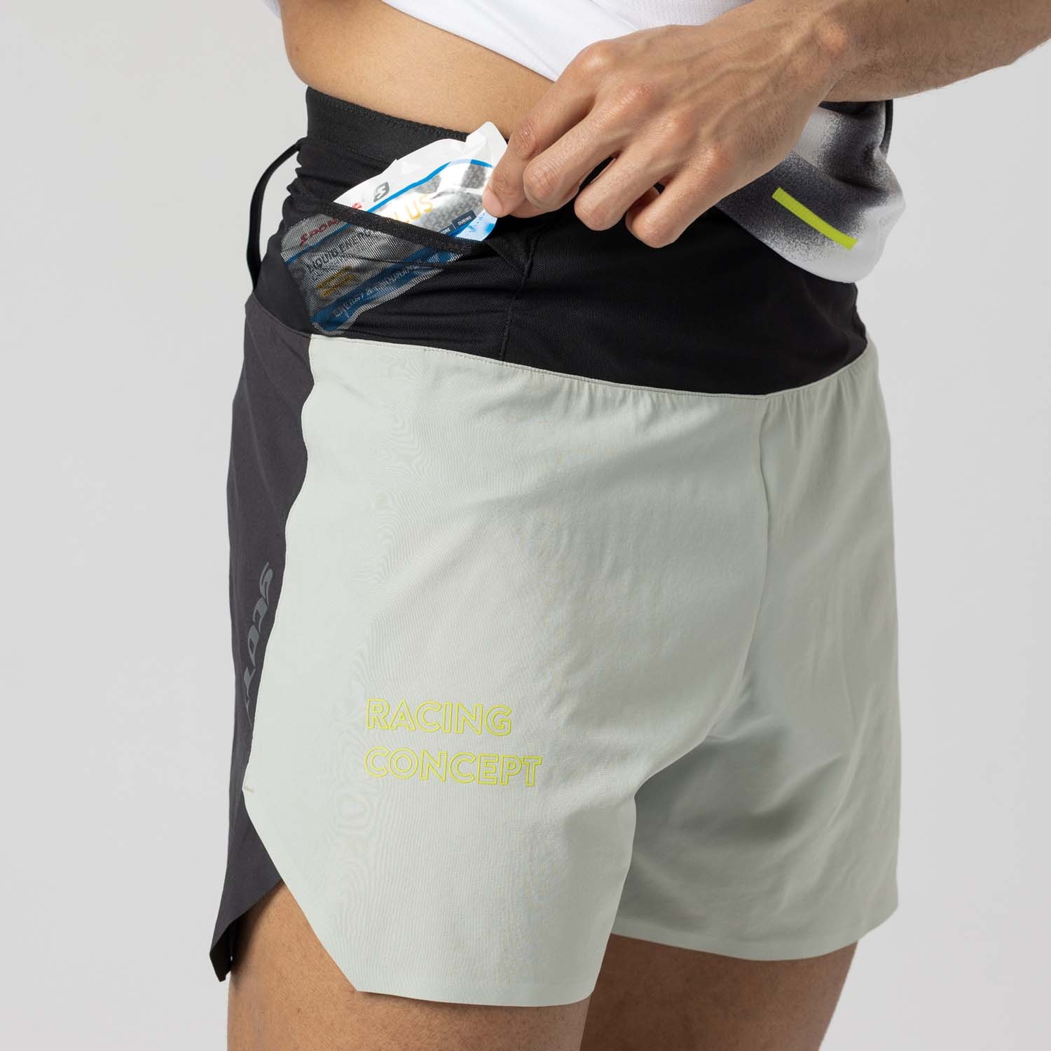 Imagen 3 de Short de trail running de hombre RC RUN Scott - Gris claro Gris claro