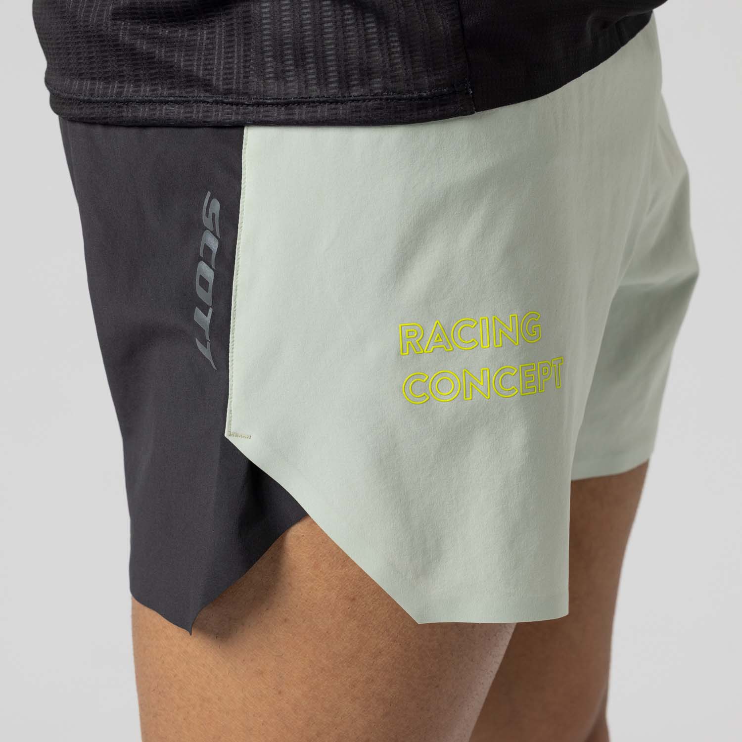 Imagen 4 de Short de trail running de hombre RC RUN Scott - Gris claro Gris claro