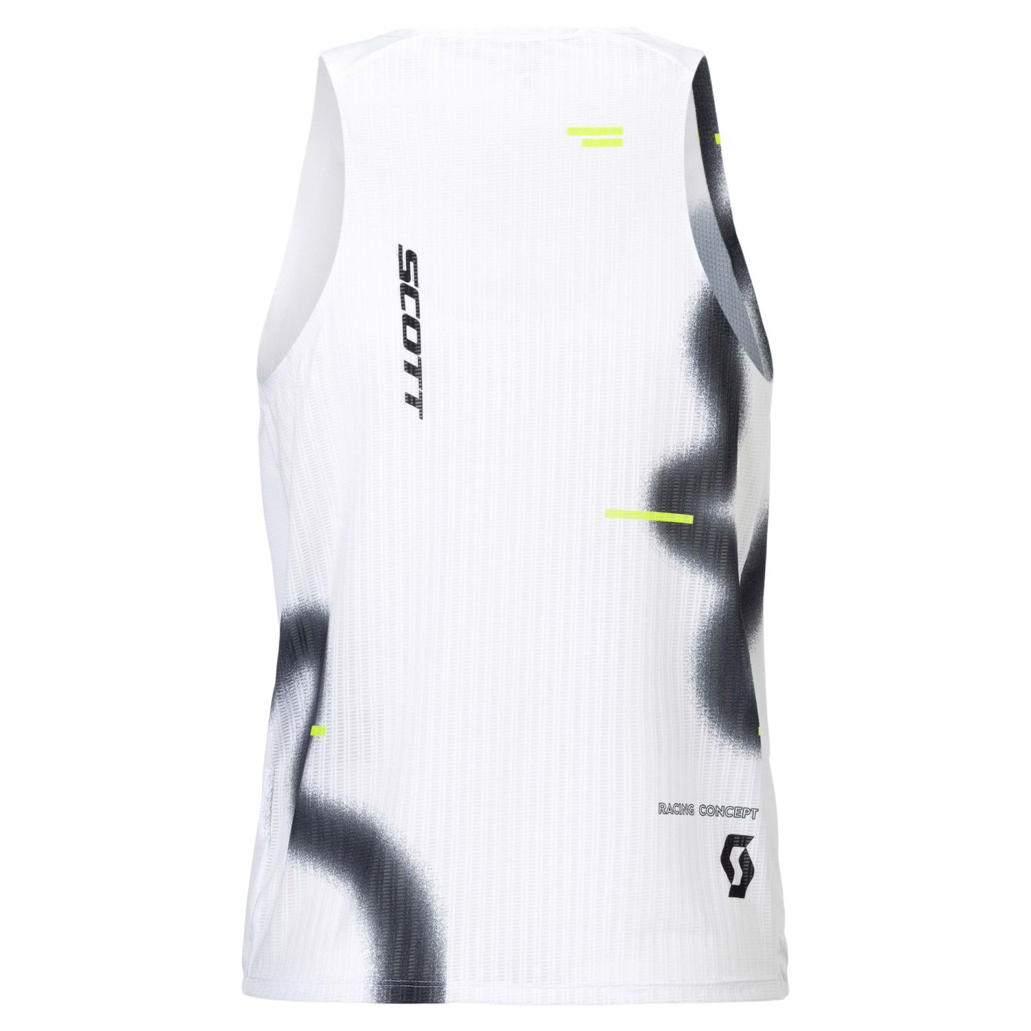 Camiseta de trail running de hombre RC RUN Scott - Blanco Blanco-2
