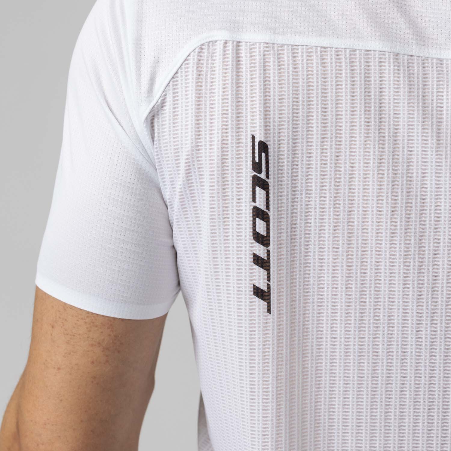 Camiseta de trail running de hombre RC RUN SS Scott - Blanco Blanco-7