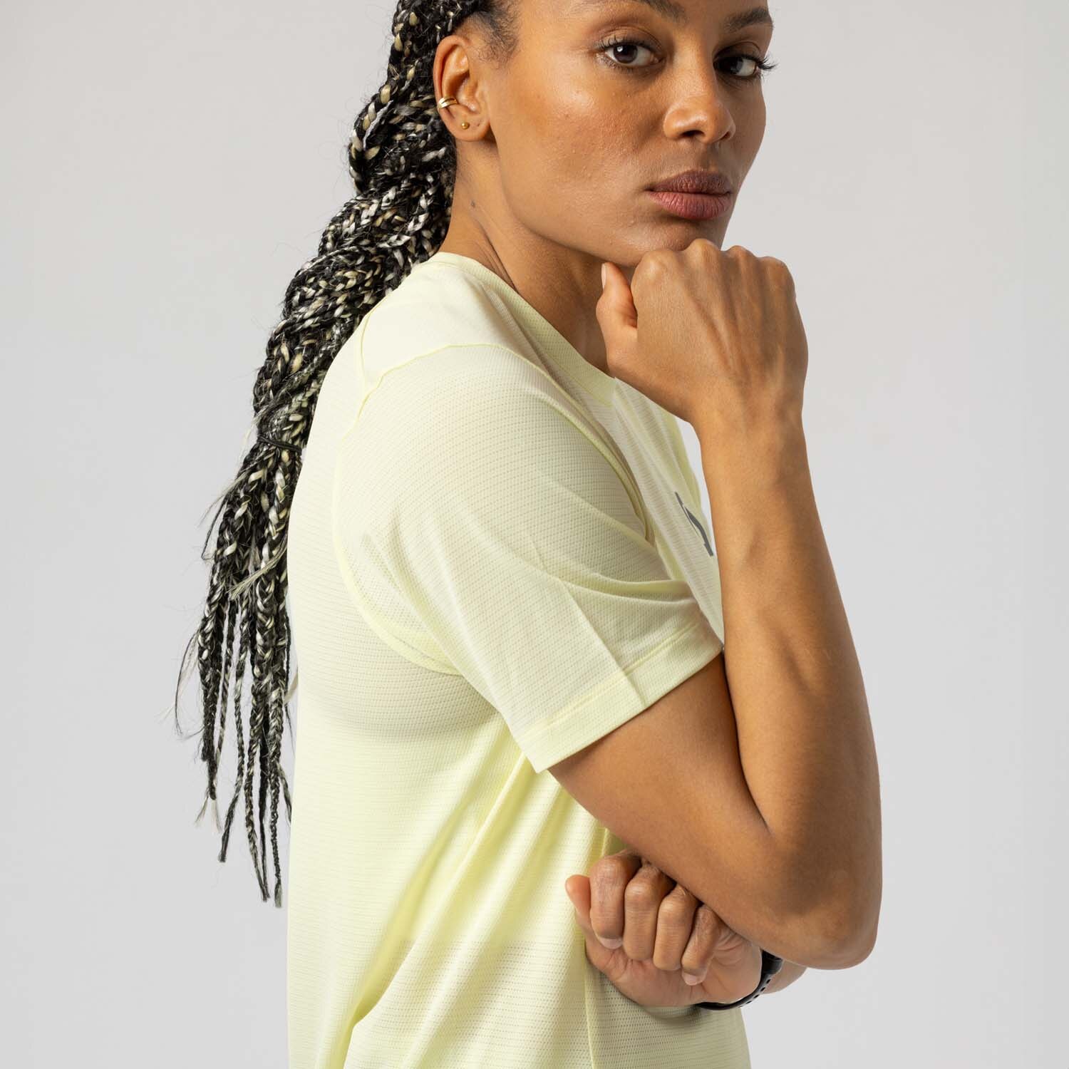 Camiseta de running de mujer ENDURANCE LT SS Scott - Amarillo Amarillo-5