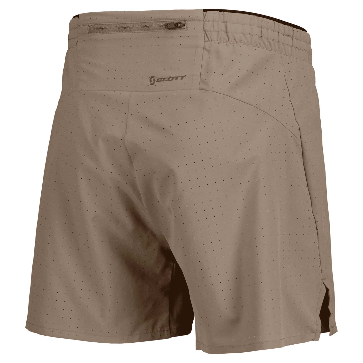 Imagen 2 de Short de trail running de hombre ENDURANCE VENTED Scott - Marrón Marrón