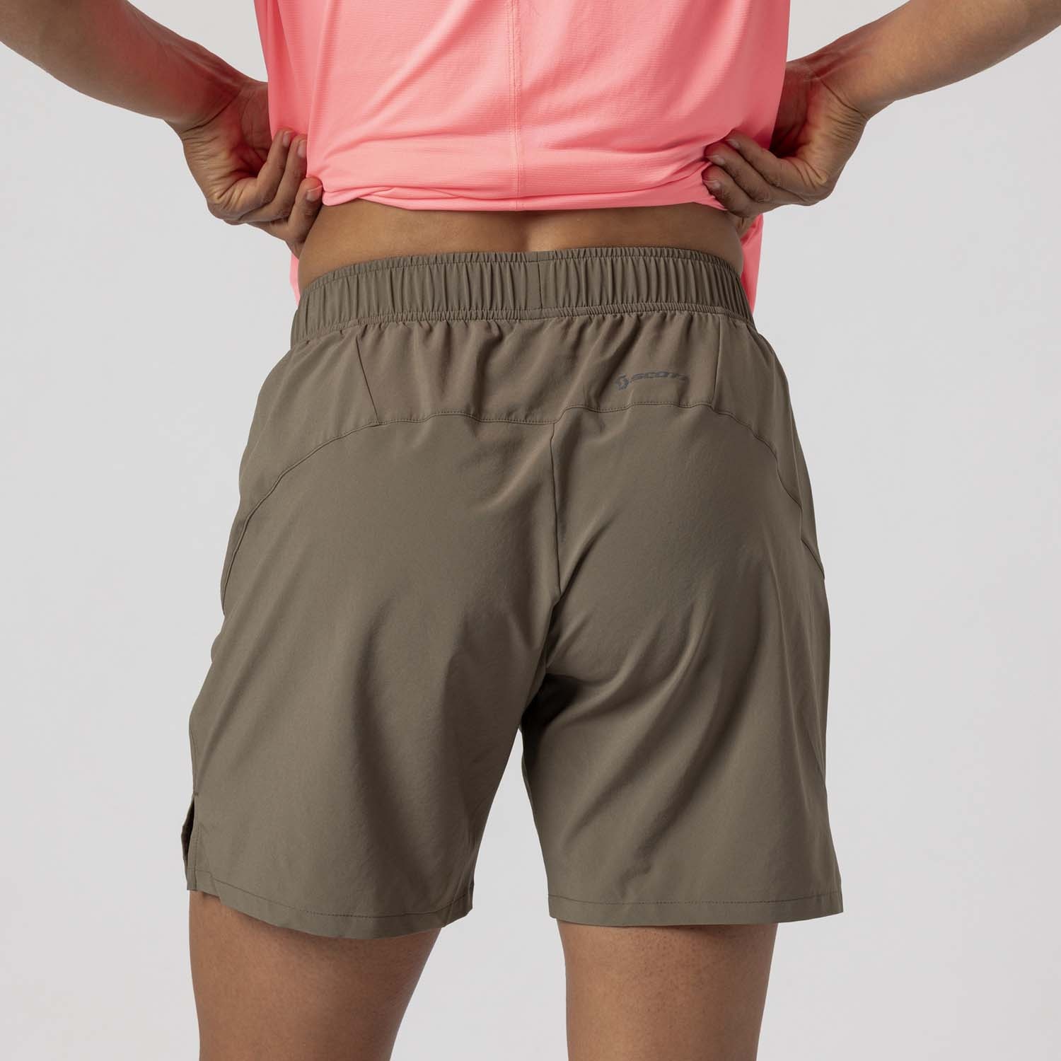 Short de trail running de mujer ENDURANCE LT Scott - Marrón Marrón-5