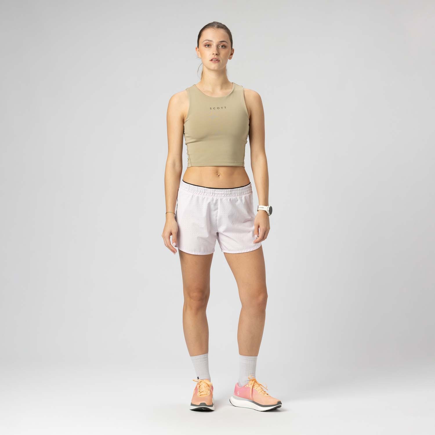 Imagen 3 de Short de trail running de mujer ENDURANCE VENTED Scott - Rosa Rosa
