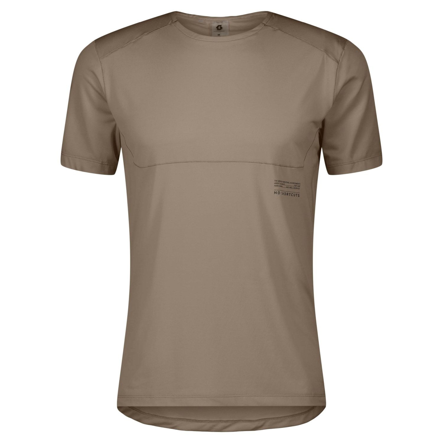 Camiseta de running de hombre ENDURANCE TECH SS Scott - Marrón Marrón-1