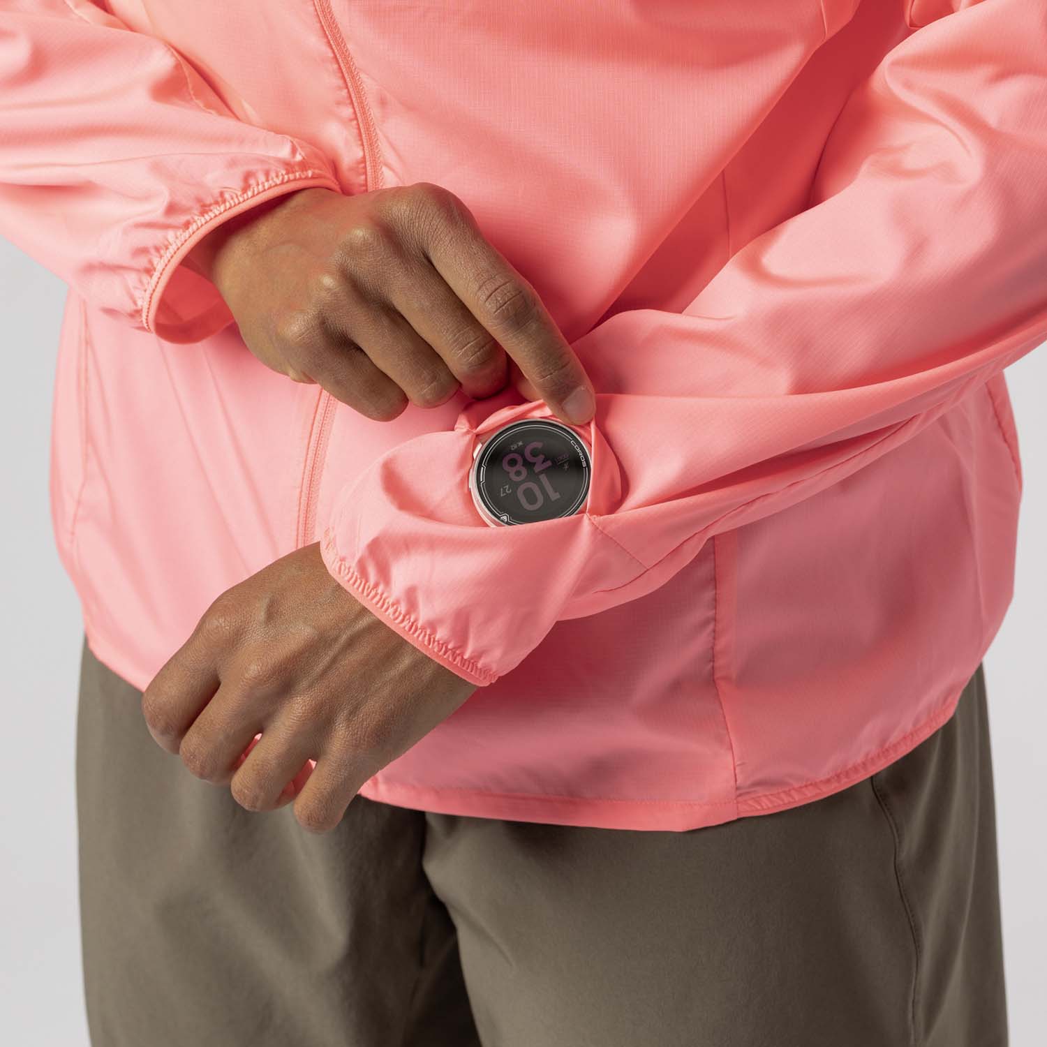 Imagen 6 de Chaqueta cortavientos de running de mujer ENDURANCE TECH WB Scott - Rosa Rosa