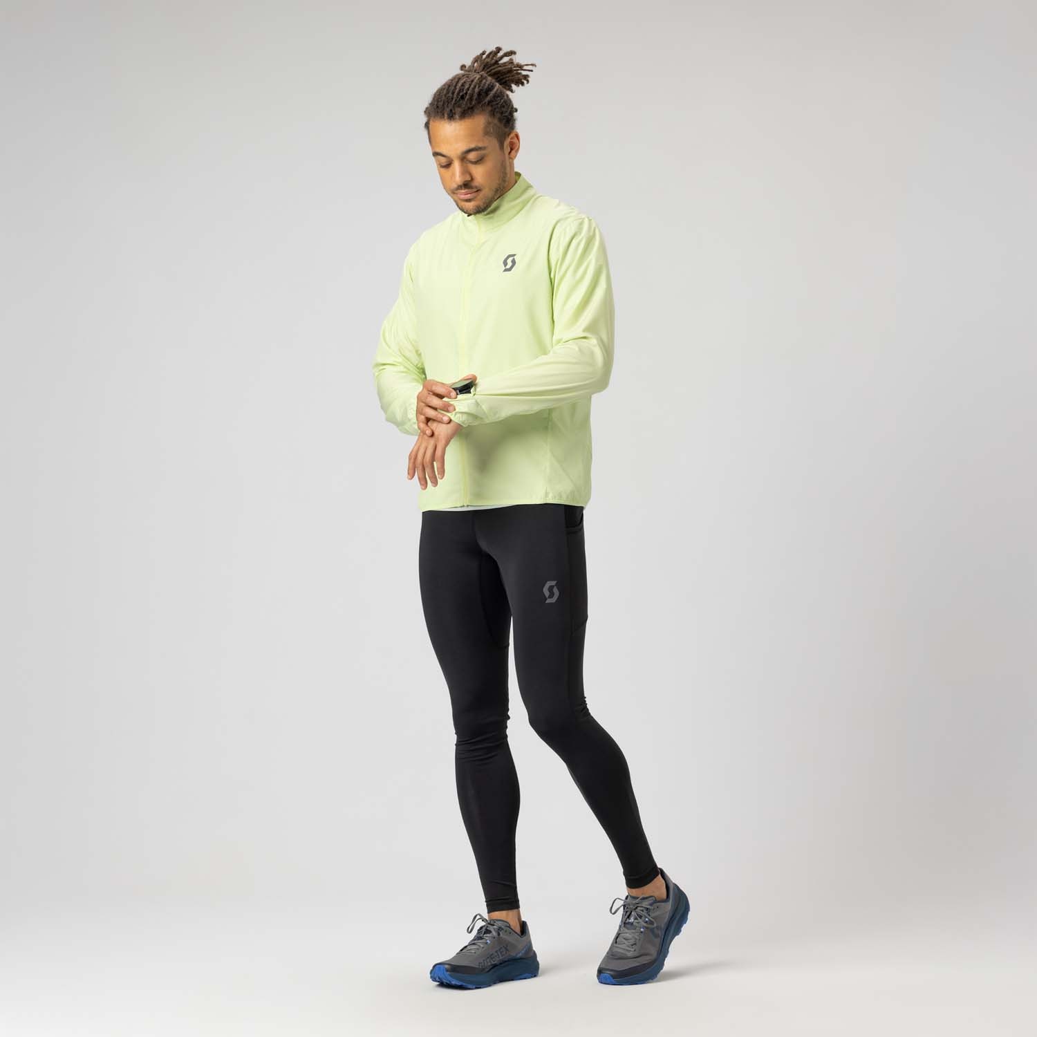 Chaqueta cortavientos de running de hombre ENDURANCE TECH WB Scott - Amarillo Amarillo-3