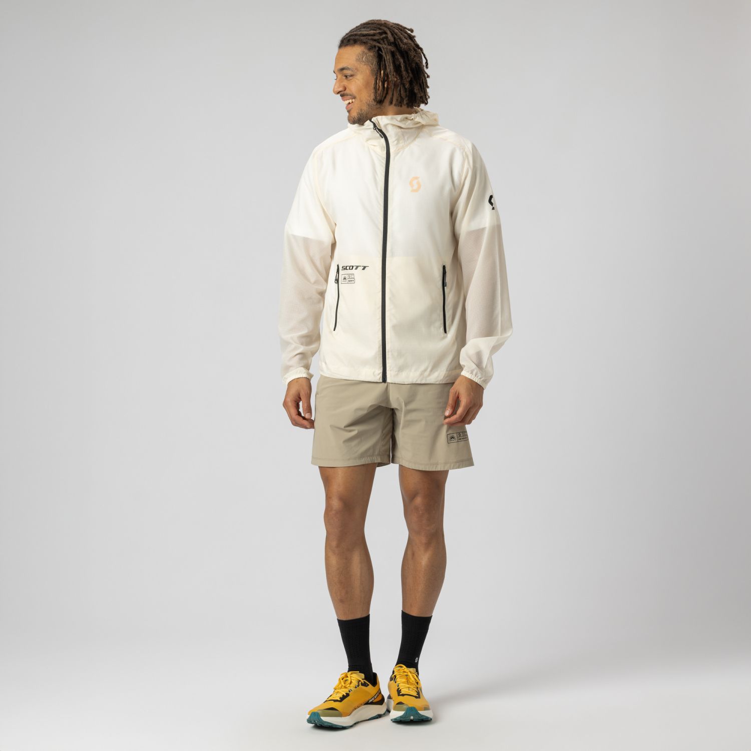 Chaqueta cortavientos de hombre EXPLORAIR ESE LT WB Scott - Blanco roto Blanco roto-3