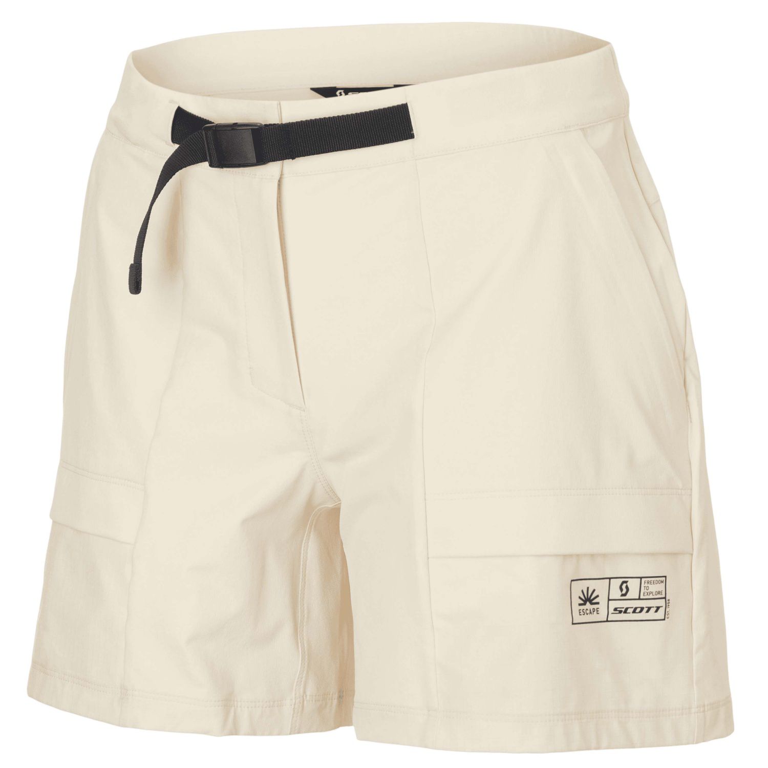 Pantalón corto de montaña de mujer EXPLORAIR ESCAPE Scott - Blanco roto Blanco roto-1