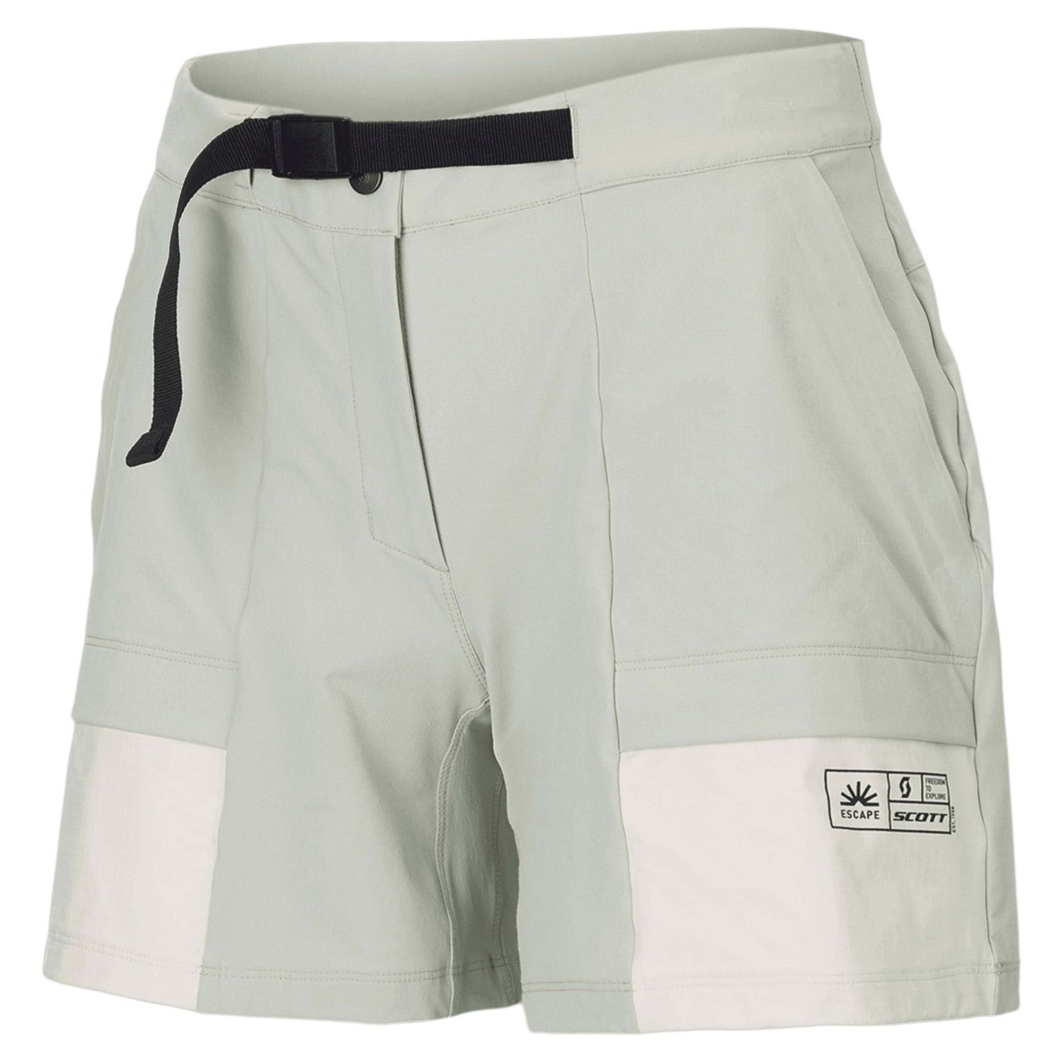 Pantalón corto de montaña de mujer EXPLORAIR ESCAPE Scott - Gris claro Gris claro-1
