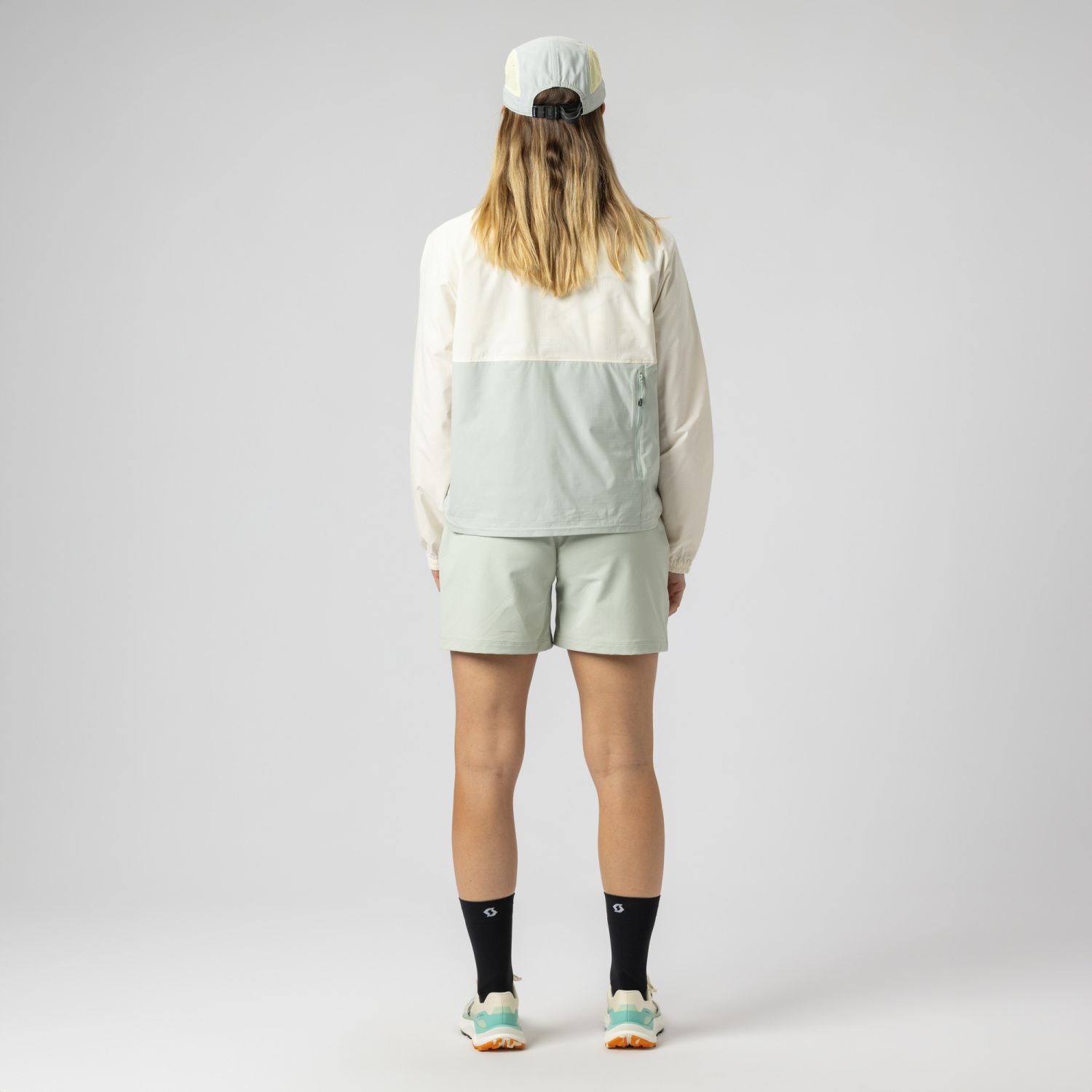 Pantalón corto de montaña de mujer EXPLORAIR ESCAPE Scott - Gris claro Gris claro-3