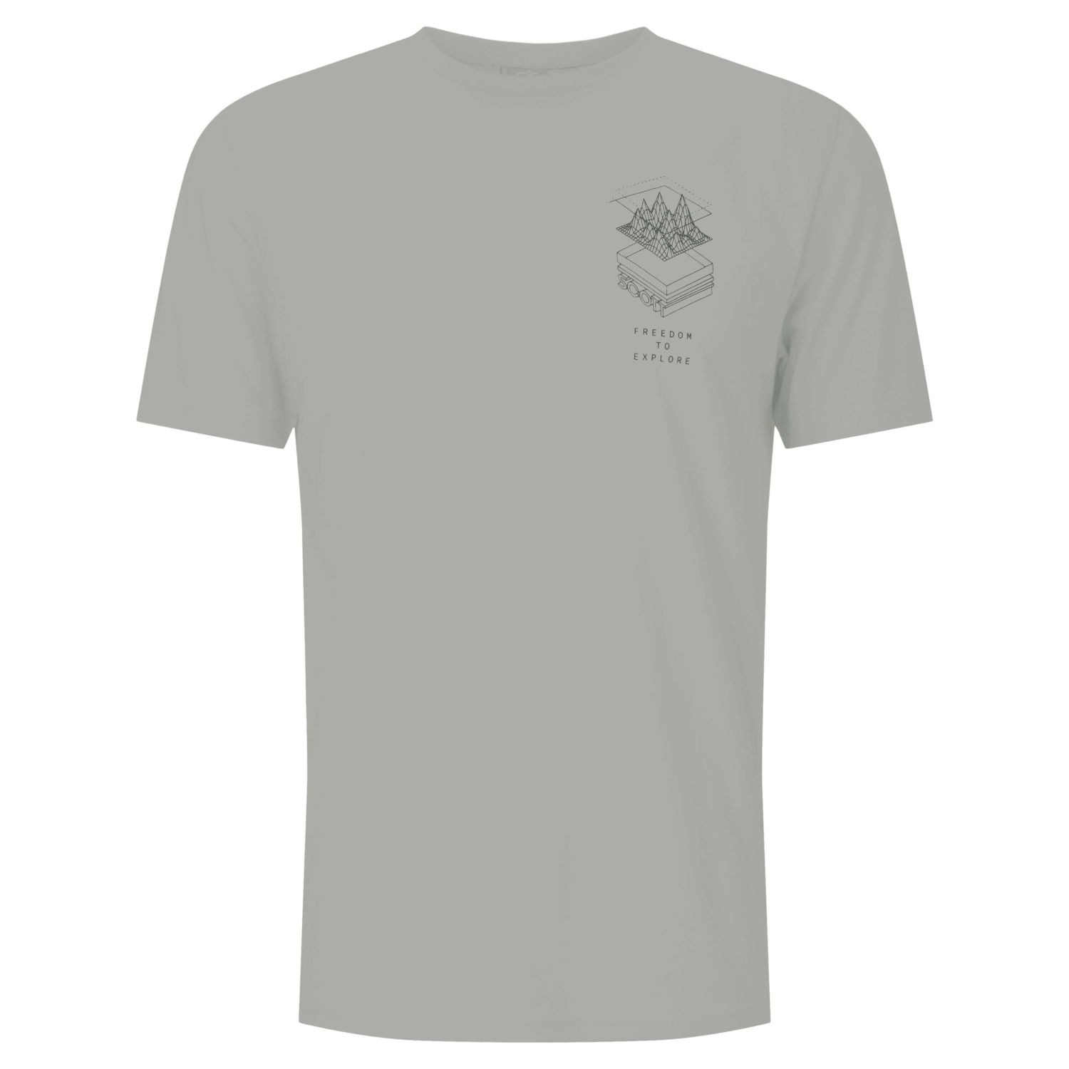 Imagen 0 de Camiseta de montaña de hombre DEFINED DRI SS Scott Gris claro