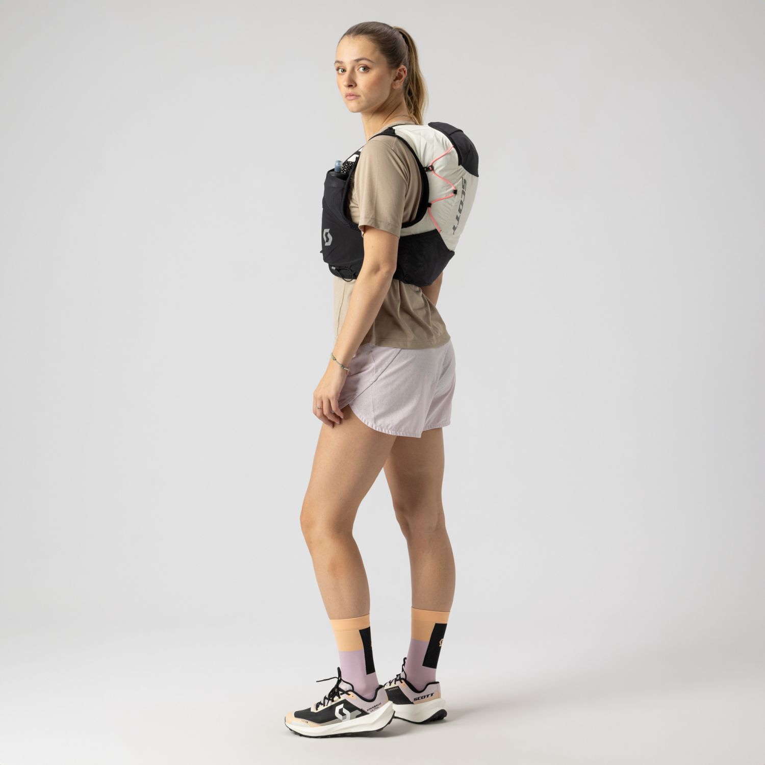 Mochila de trail running unisex ENDURANCE TR 12 L Scott - Blanco roto Blanco roto-3