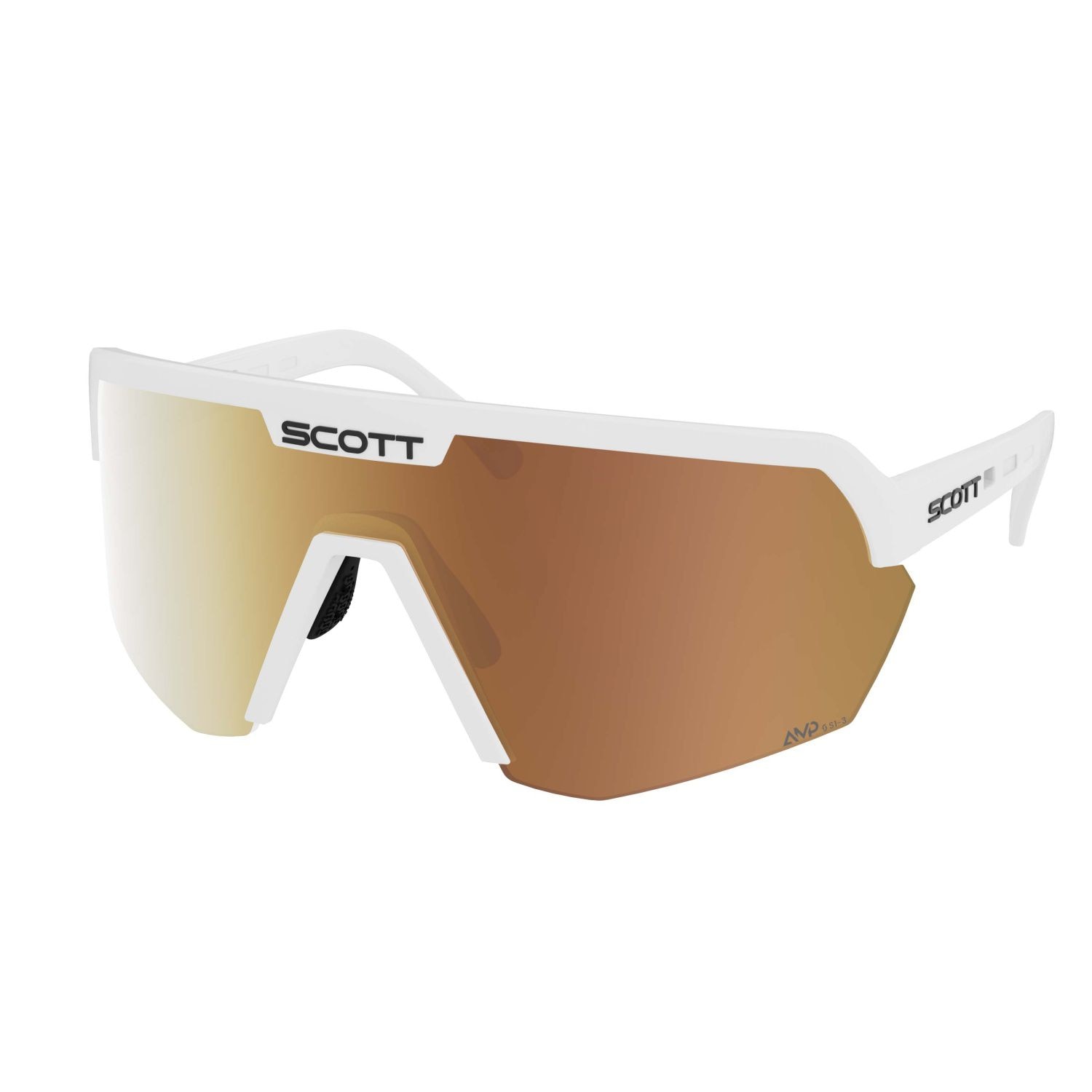 Imagen 0 de Gafas de sol de ciclismo SPORT SHIELD LIGHT SENSITIVE lente fotocromática Scott Blanco