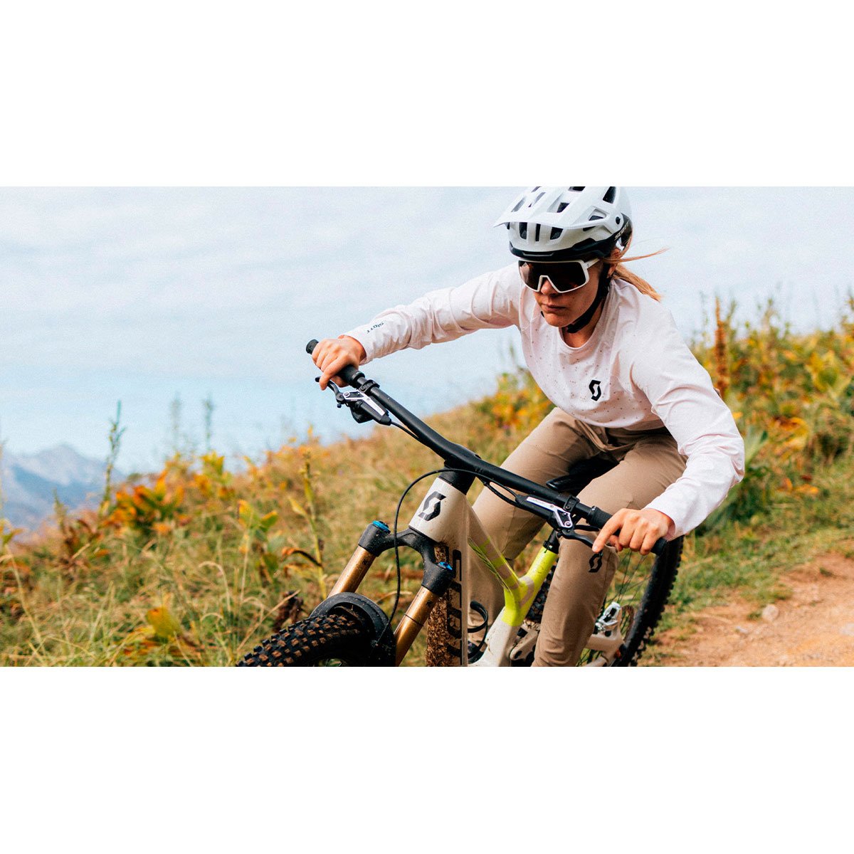 Gafas de sol de ciclismo TORICA LIGHT SENSITIVE lente fotocromática Scott - Blanco Blanco-6