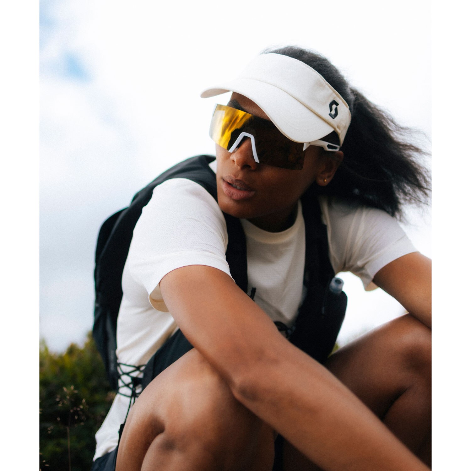 Gafas de sol de ciclismo STRIDE COMPACT LIGHT SENSI lente fotocromática Scott - Blanco Blanco-7