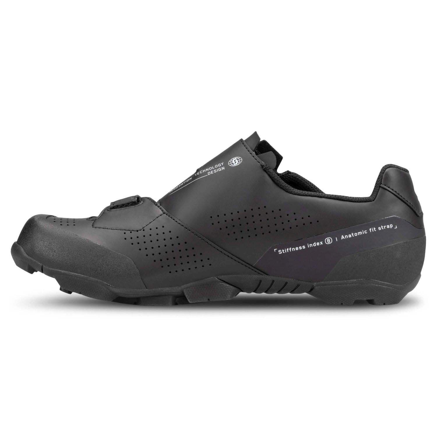 Imagen 4 de Zapatillas de ciclismo de hombre MTB TEAM BOA Scott - Negro Negro