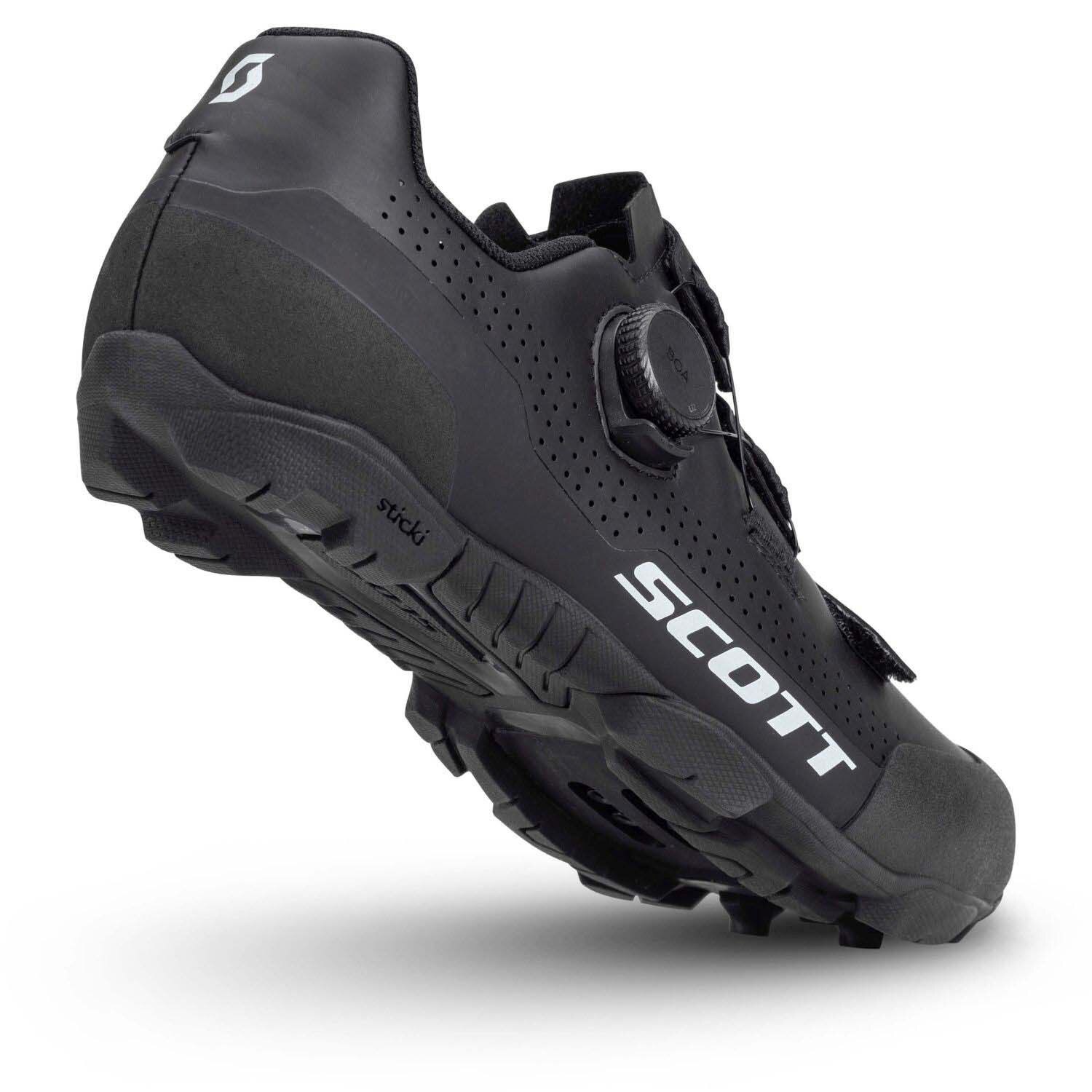 Imagen 6 de Zapatillas de ciclismo de hombre MTB TEAM BOA Scott - Negro Negro