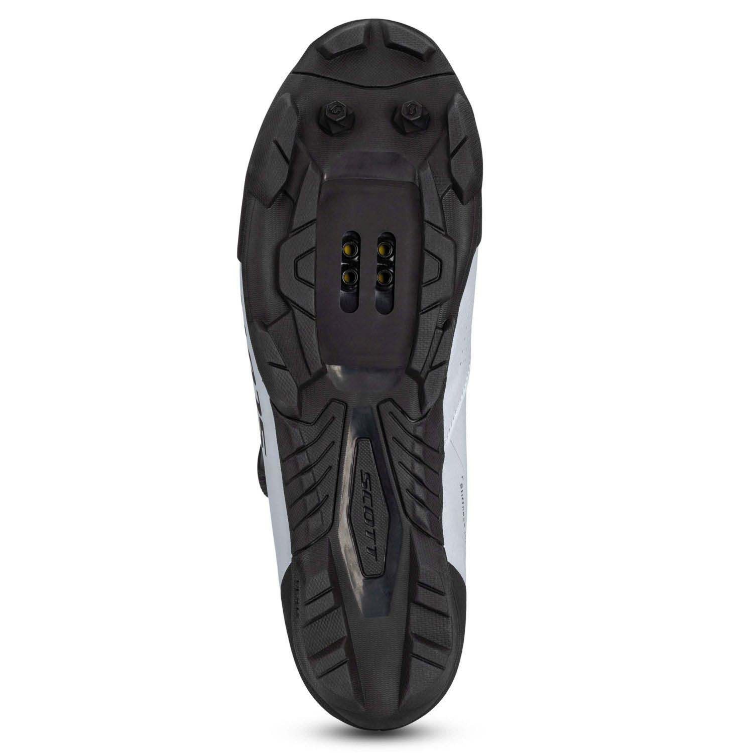 Imagen 2 de Zapatillas de ciclismo de hombre MTB TEAM BOA Scott - Blanco Blanco