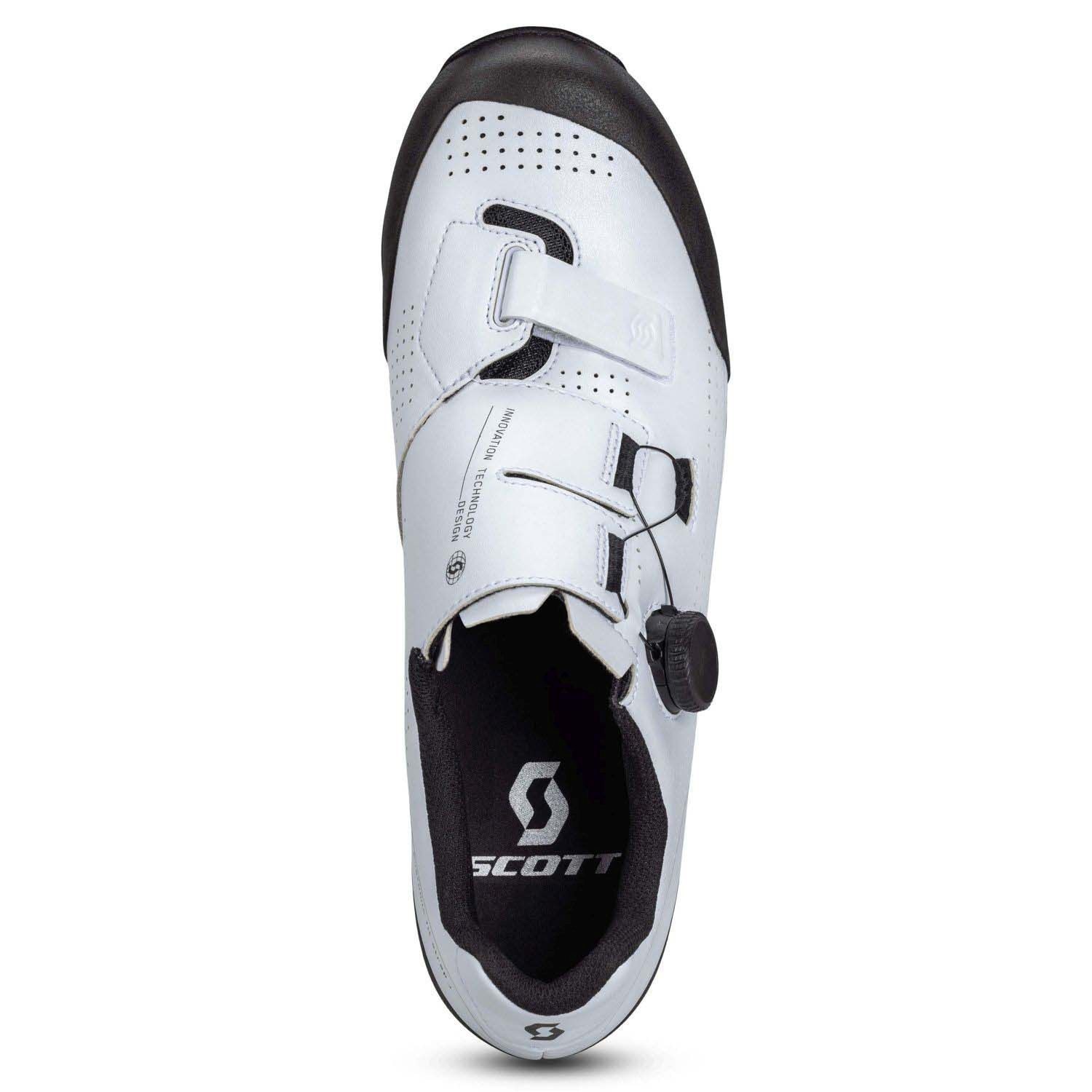 Imagen 5 de Zapatillas de ciclismo de hombre MTB TEAM BOA Scott - Blanco Blanco