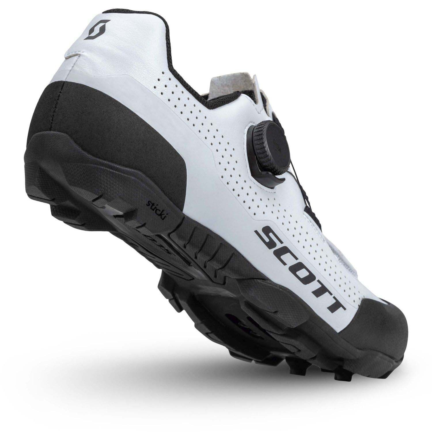 Imagen 6 de Zapatillas de ciclismo de hombre MTB TEAM BOA Scott - Blanco Blanco