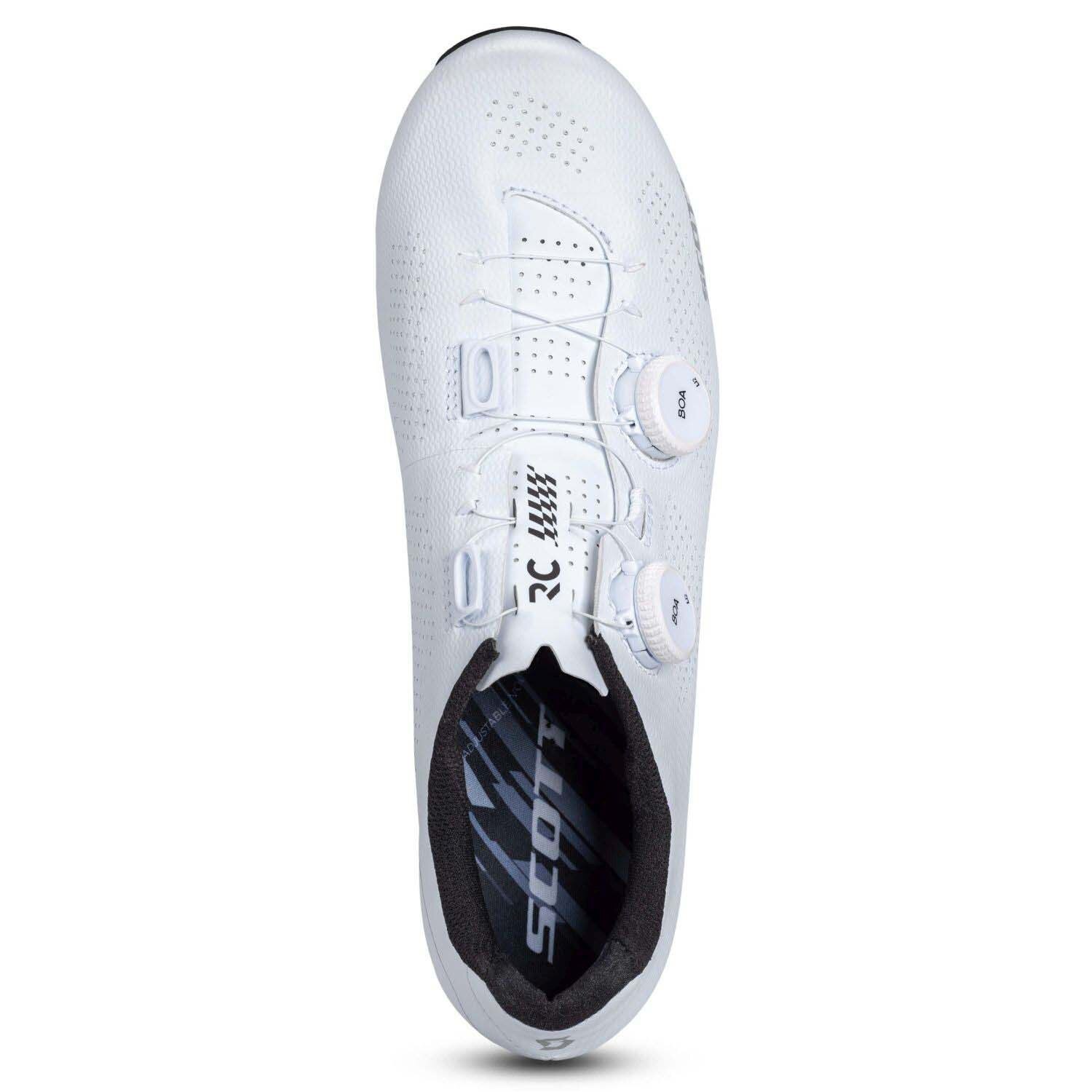 Imagen 5 de Zapatillas de ciclismo de hombre ROAD RC Scott - Blanco Blanco