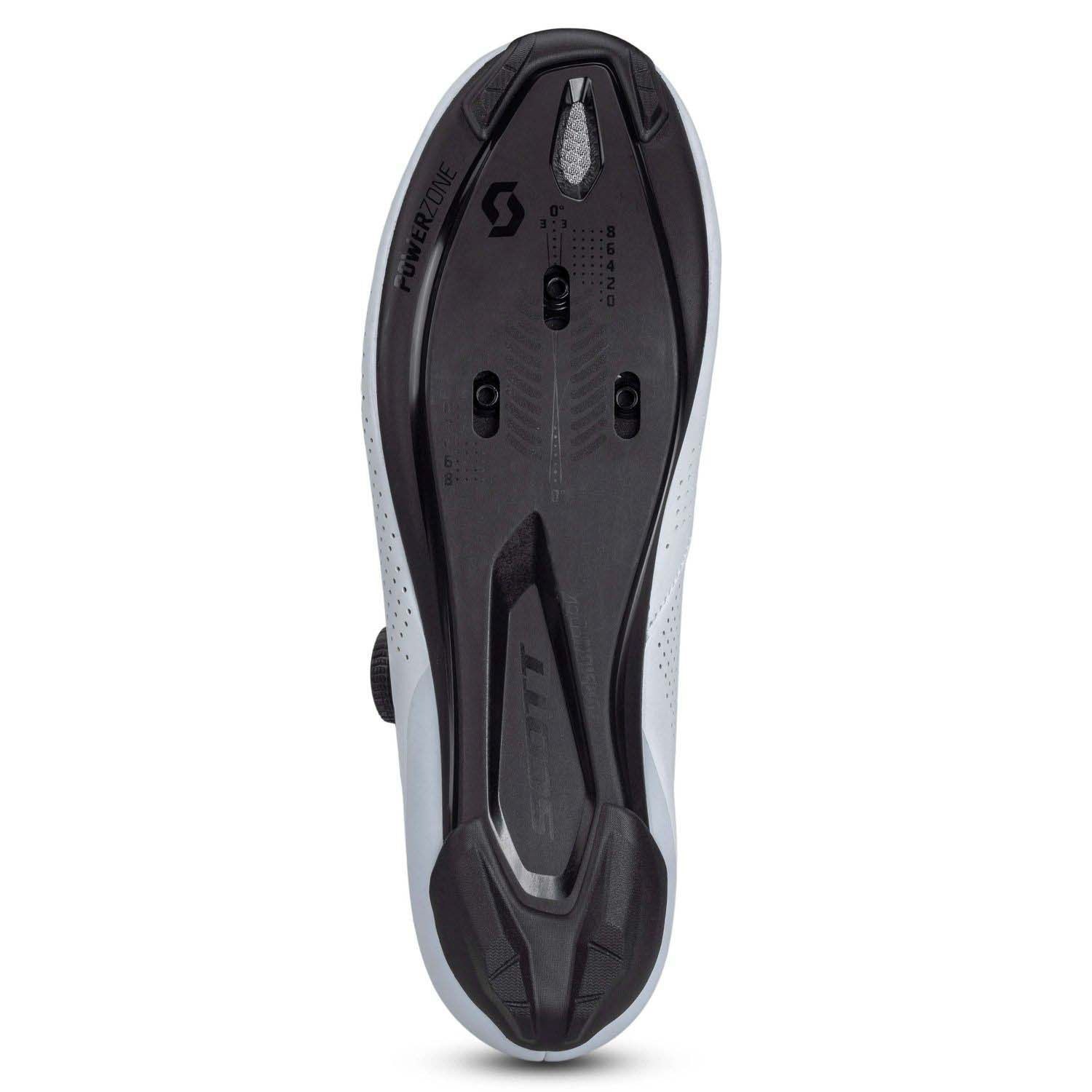 Imagen 2 de Zapatillas de ciclismo de hombre ROAD TEAM BOA Scott - Blanco Blanco