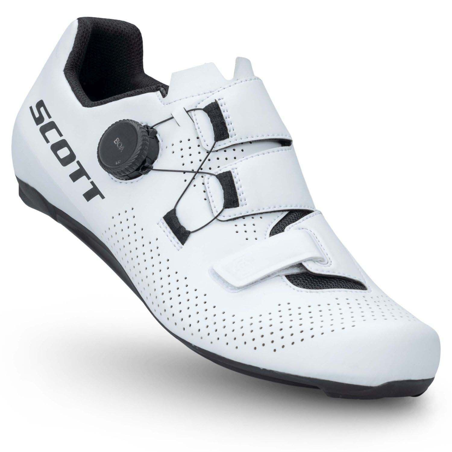 Imagen 3 de Zapatillas de ciclismo de hombre ROAD TEAM BOA Scott - Blanco Blanco