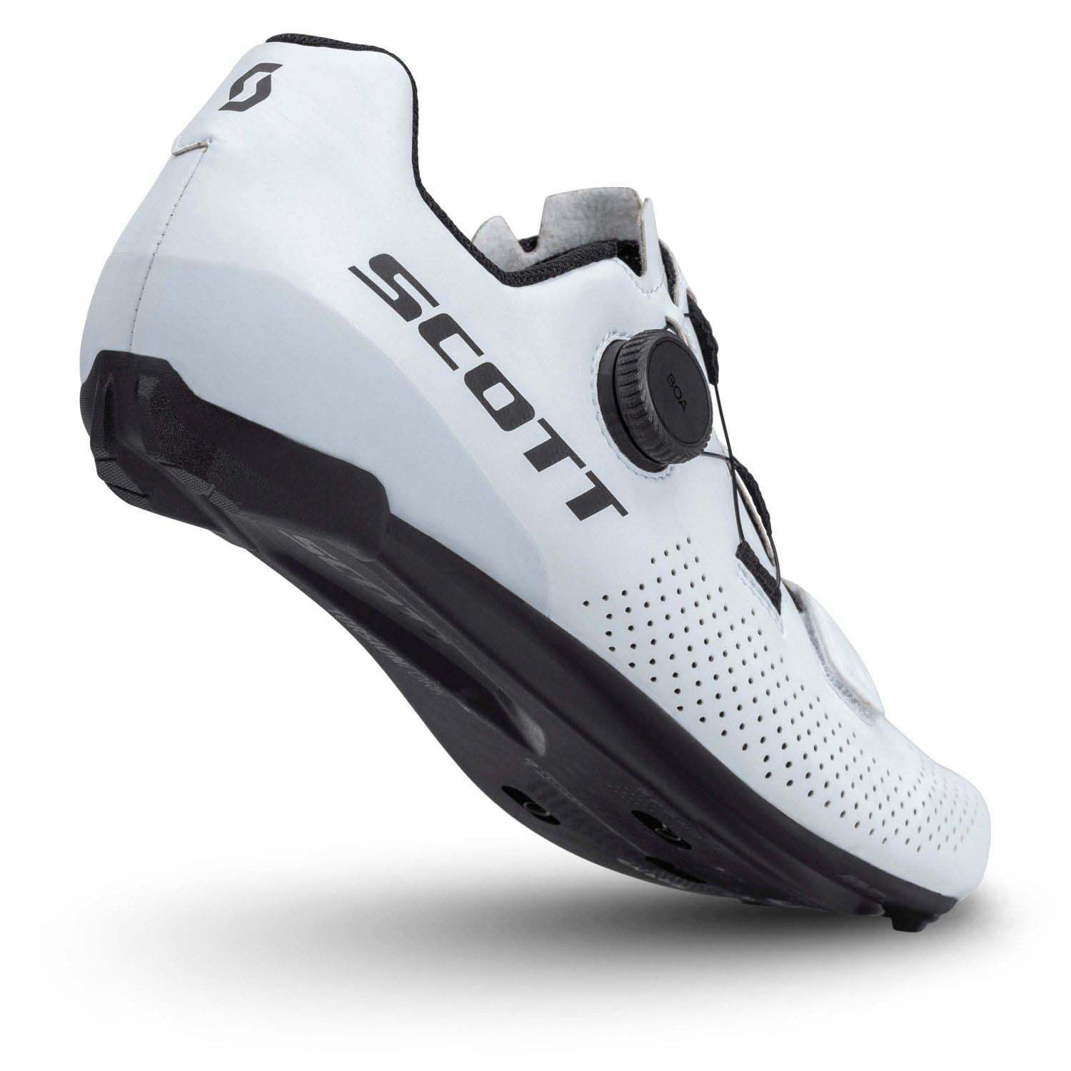 Imagen 6 de Zapatillas de ciclismo de hombre ROAD TEAM BOA Scott - Blanco Blanco