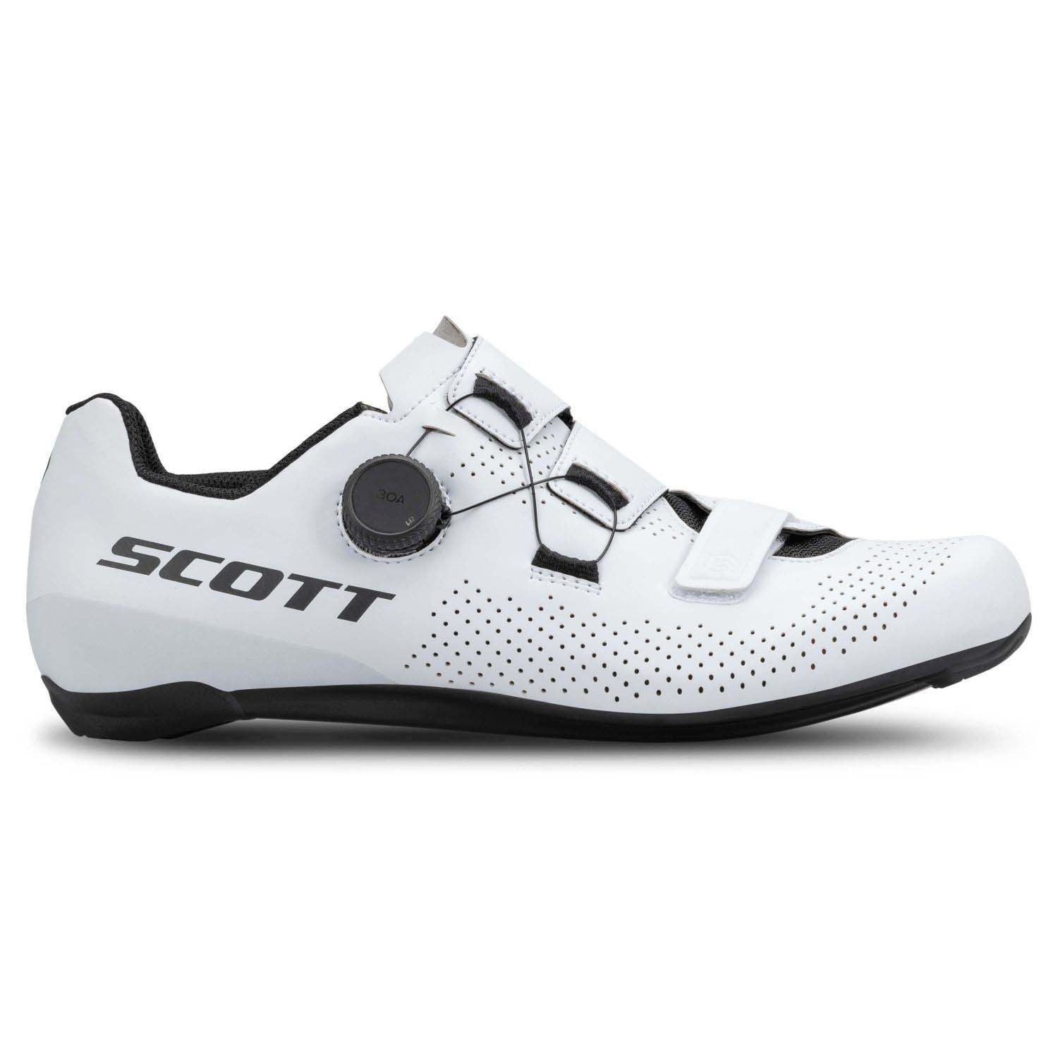 Imagen 0 de Zapatillas de ciclismo de hombre ROAD TEAM BOA Scott Blanco