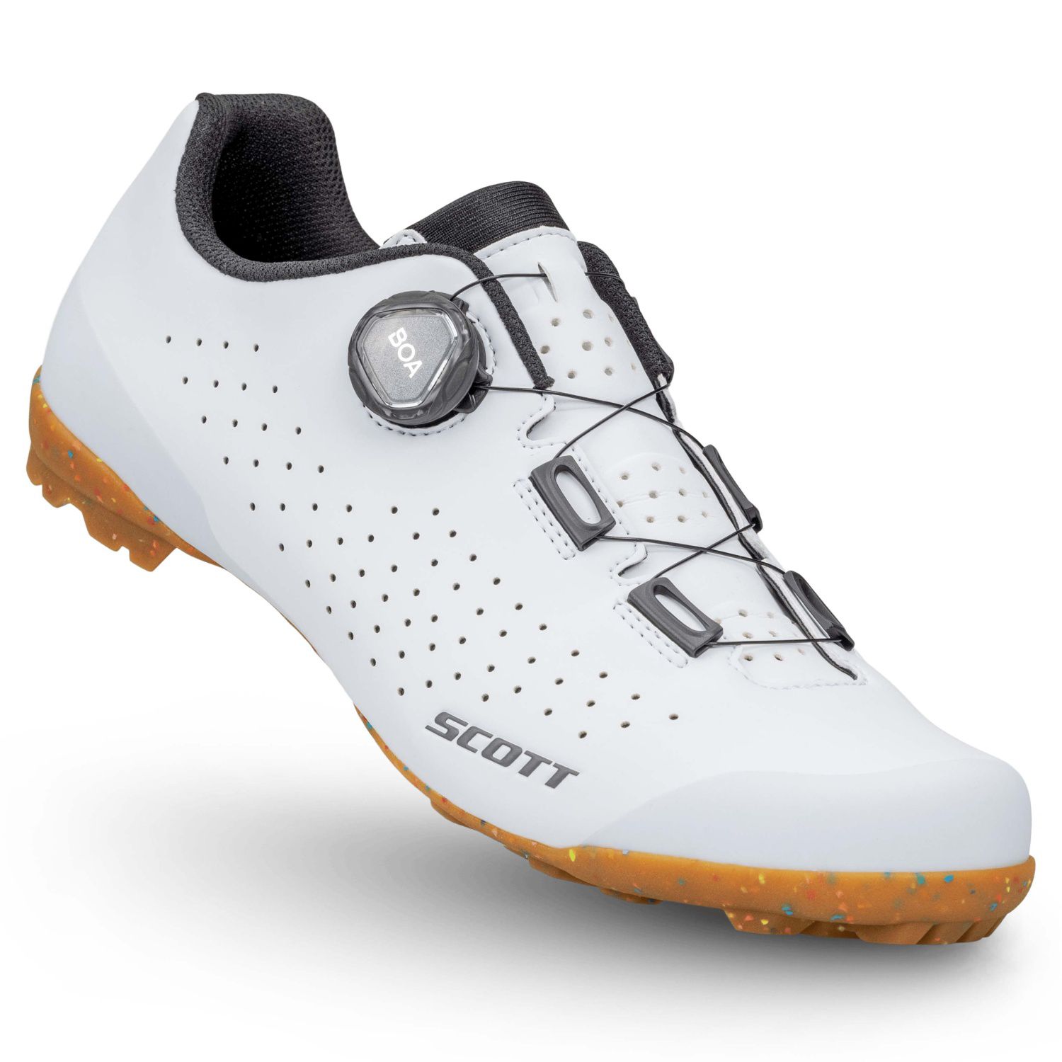 Imagen 4 de Zapatillas de ciclismo de hombre GRAVEL PRO Scott - Blanco Blanco