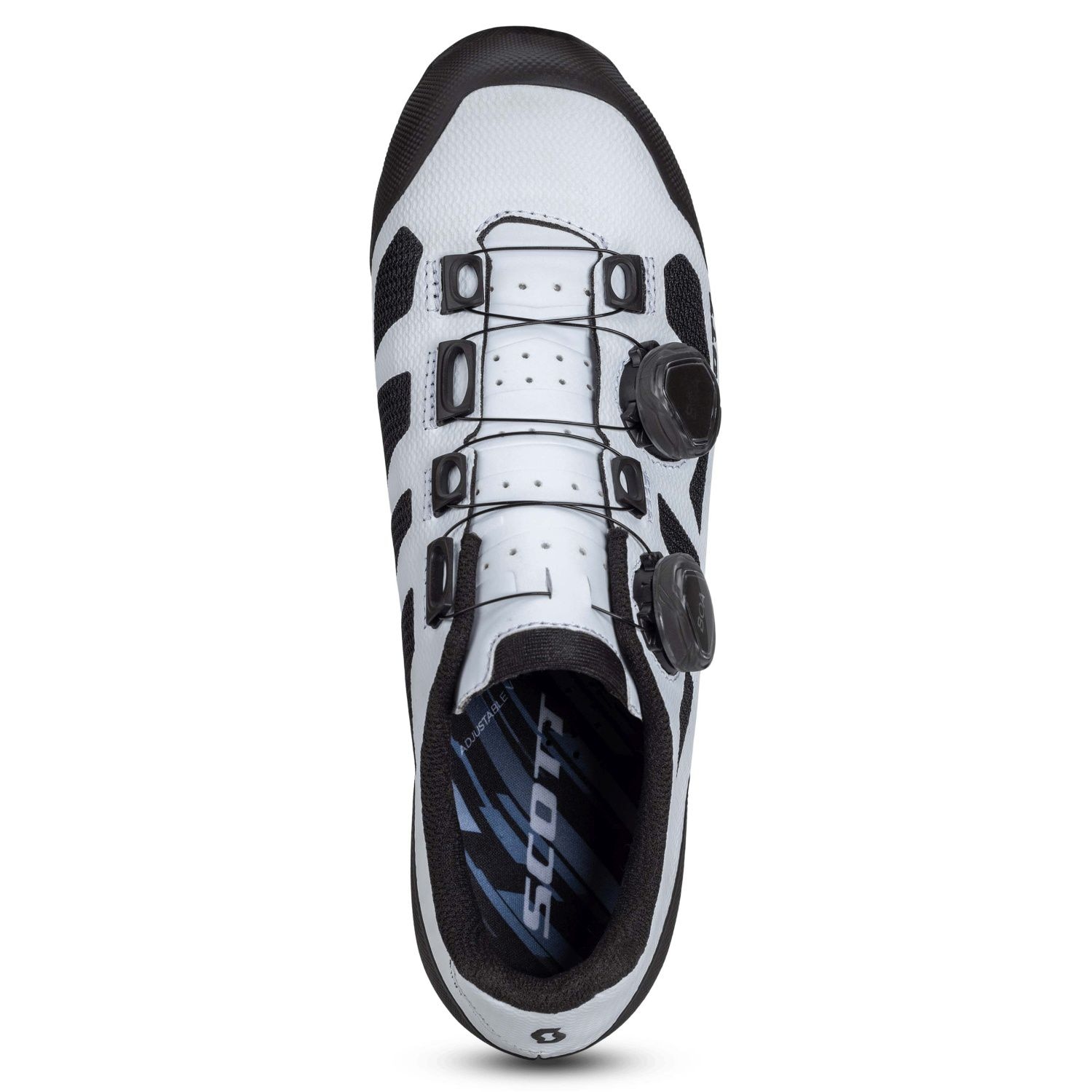 Zapatillas de ciclismo de mujer MTB VERTEC Scott - Blanco Blanco-6