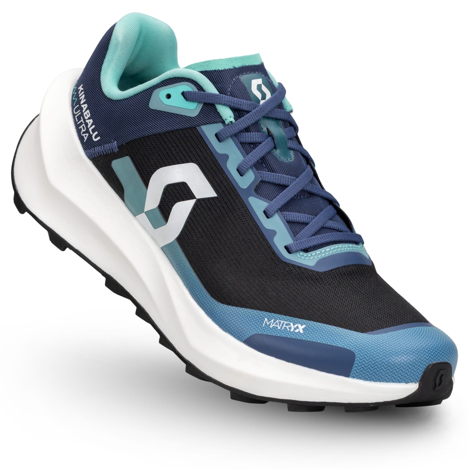 Imagen 3 de Zapatillas de trail running de mujer KINABALU ULTRA Scott - Negro / Azul Negro / Azul