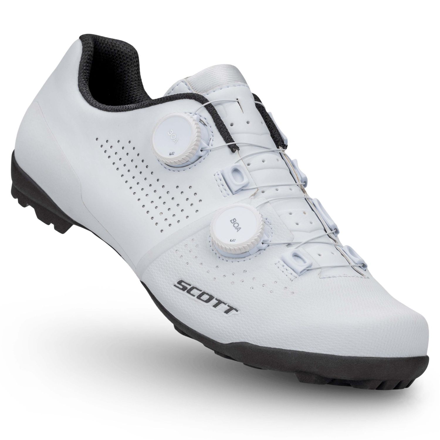 Imagen 4 de Zapatillas de ciclismo de mujer GRAVEL RC CARBON Scott - Blanco Blanco