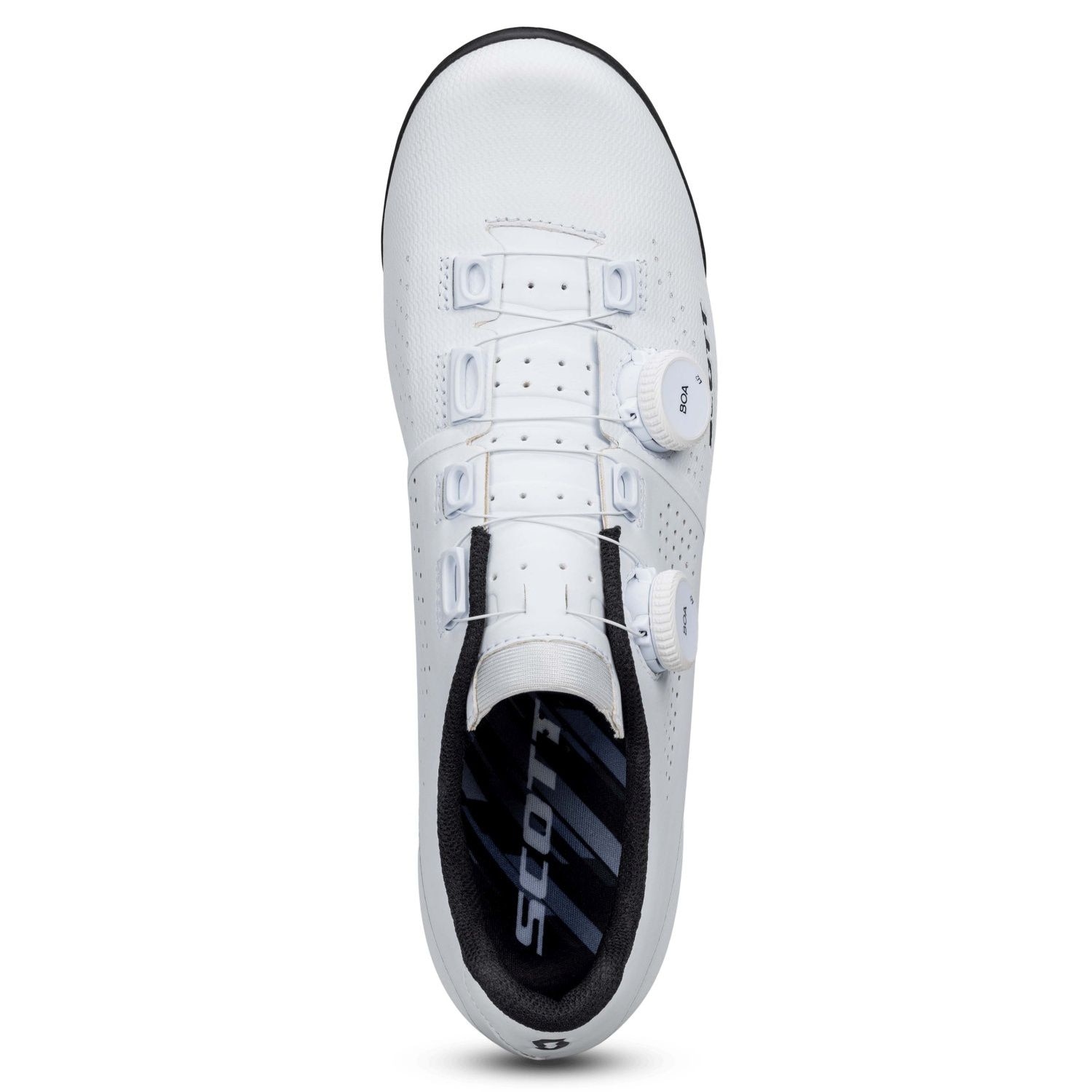 Imagen 6 de Zapatillas de ciclismo de mujer GRAVEL RC CARBON Scott - Blanco Blanco