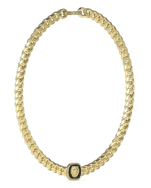 Imagen 0 de Collar de hombre Lion king de acero dorado