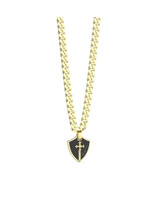 Imagen 0 de Collar de hombre South alameda de acero dorado