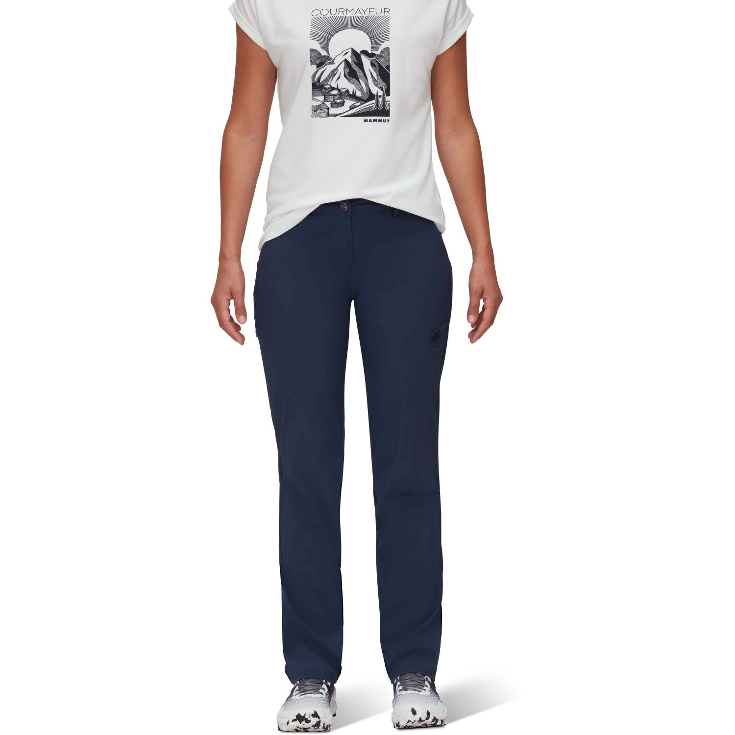 Pantalón de montaña de mujer RUNBOLD Mammut - Azul marino Azul marino-1