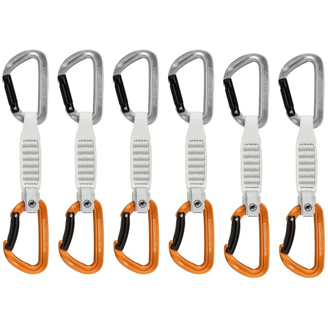 Imagen 0 de Pack de 6 cintas express de escalada SENDER KEYLOCK 12 cm Mammut