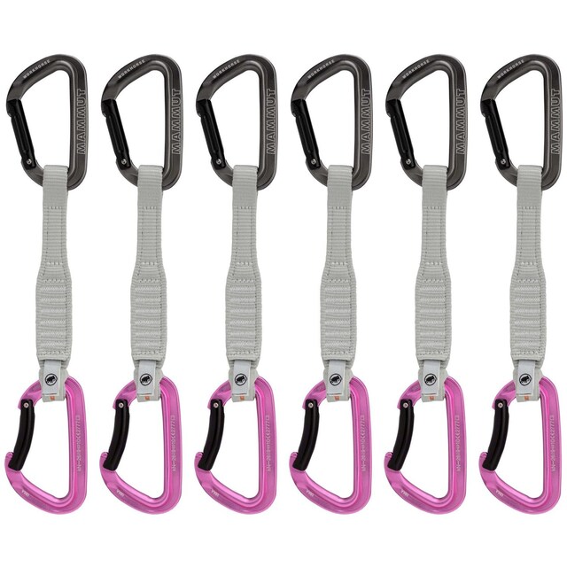 Imagen 0 de Pack de 6 cintas express de escalada WORKHORSE KEYLOCK 17 cm Mammut