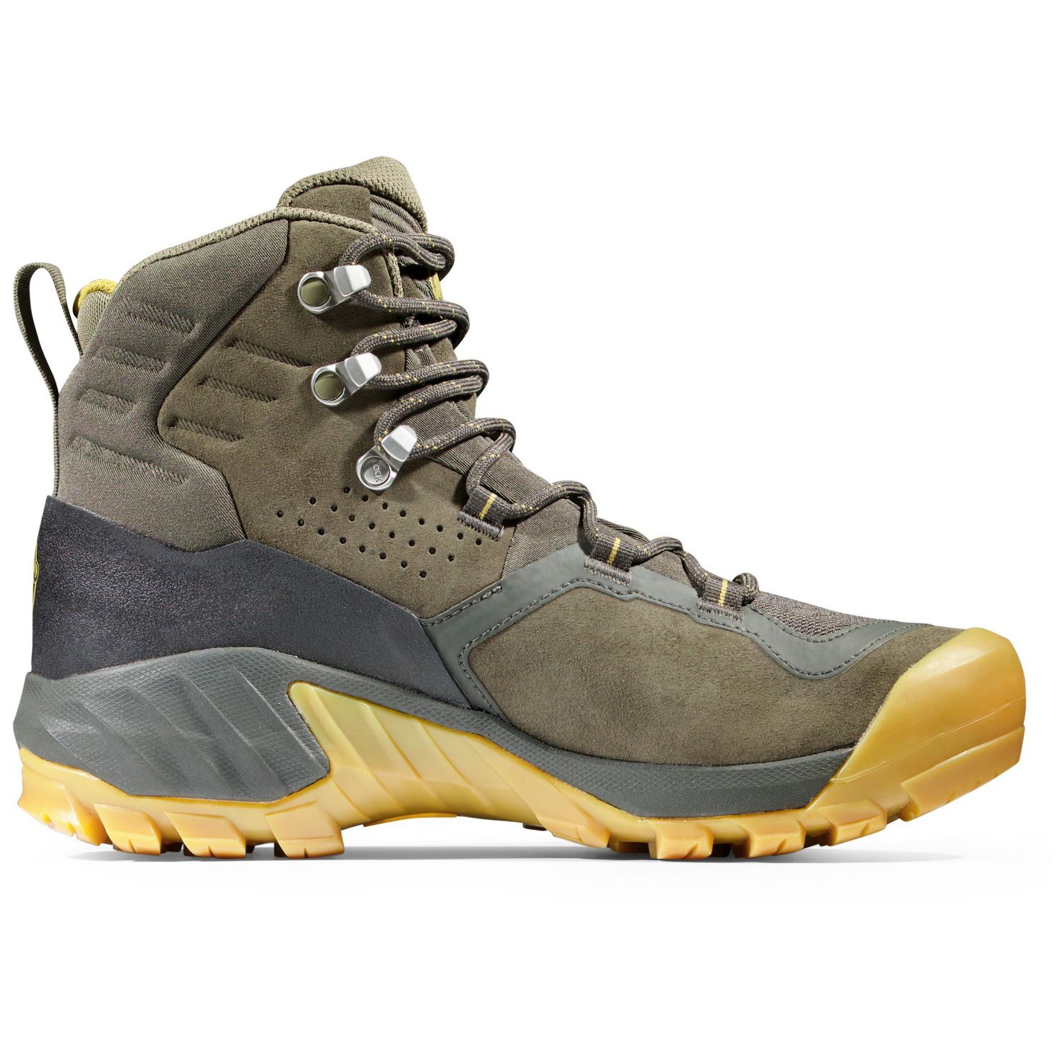 Botas de montaña de mujer SAPUEN HIGH Gore-Tex Mammut - Verde militar Verde militar-1