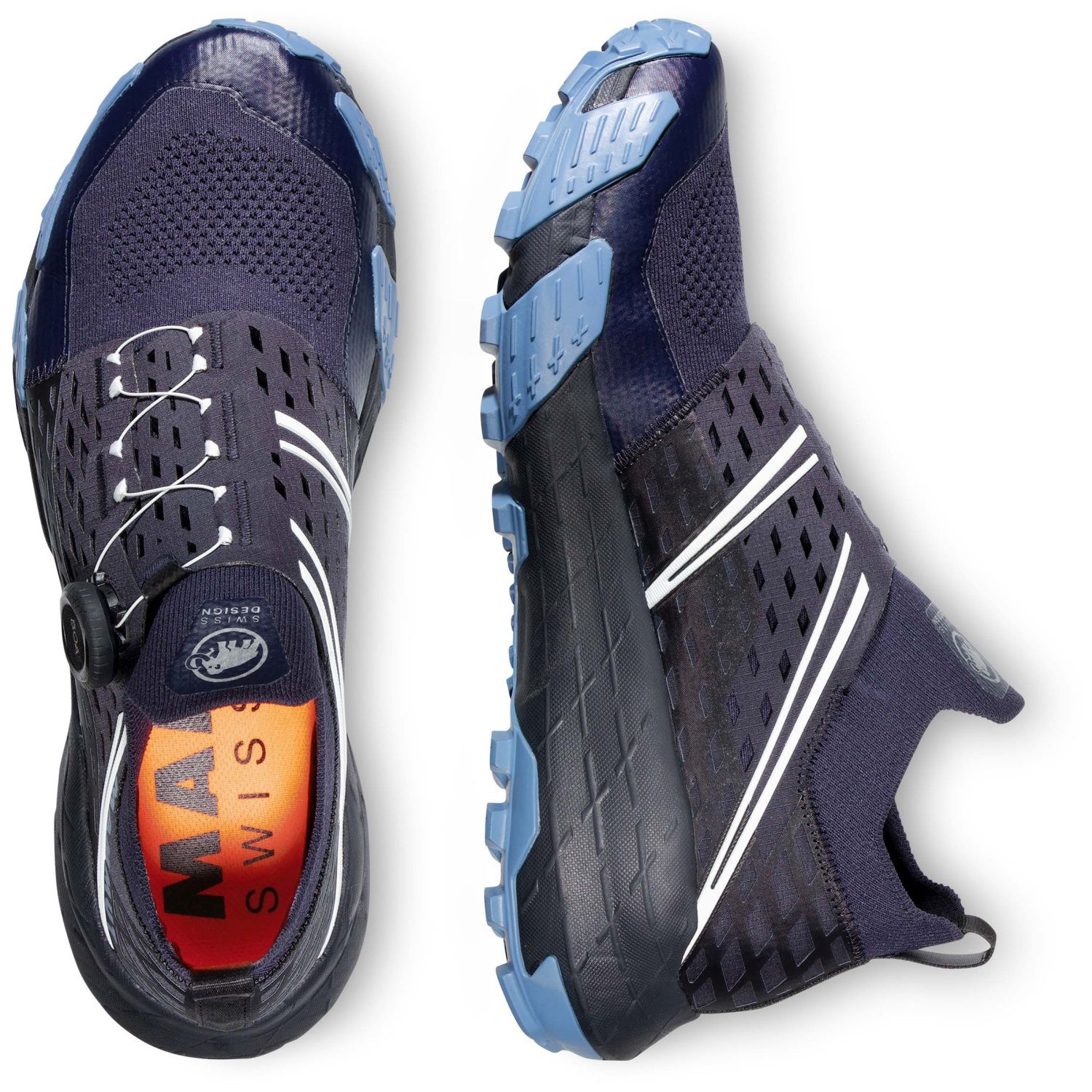 Zapatillas de trail running de hombre AENERGY TR BOA MID Mammut - Azul marino Azul marino-5