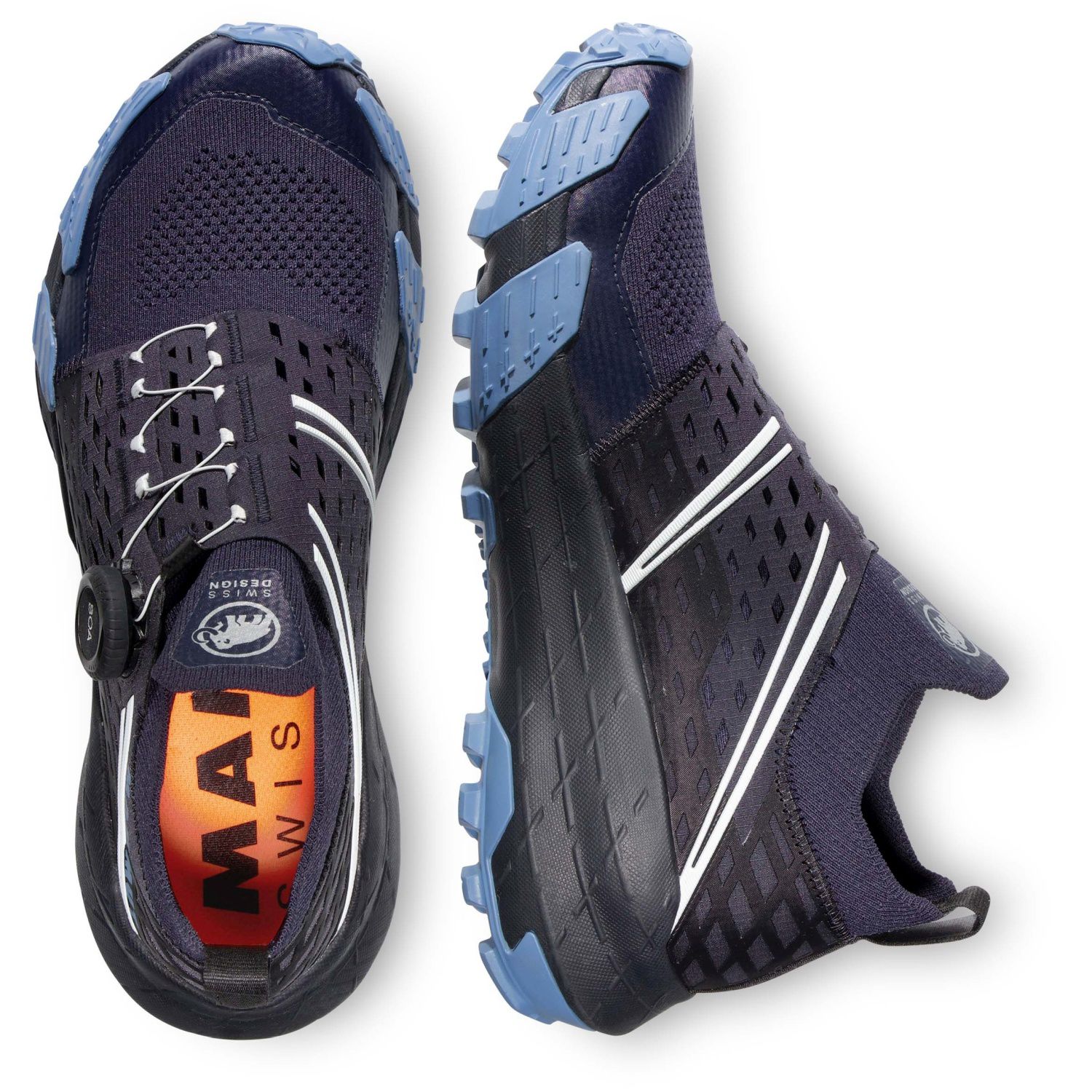 Zapatillas de trail running de mujer AENERGY TR BOA MID Mammut - Azul marino Azul marino-5