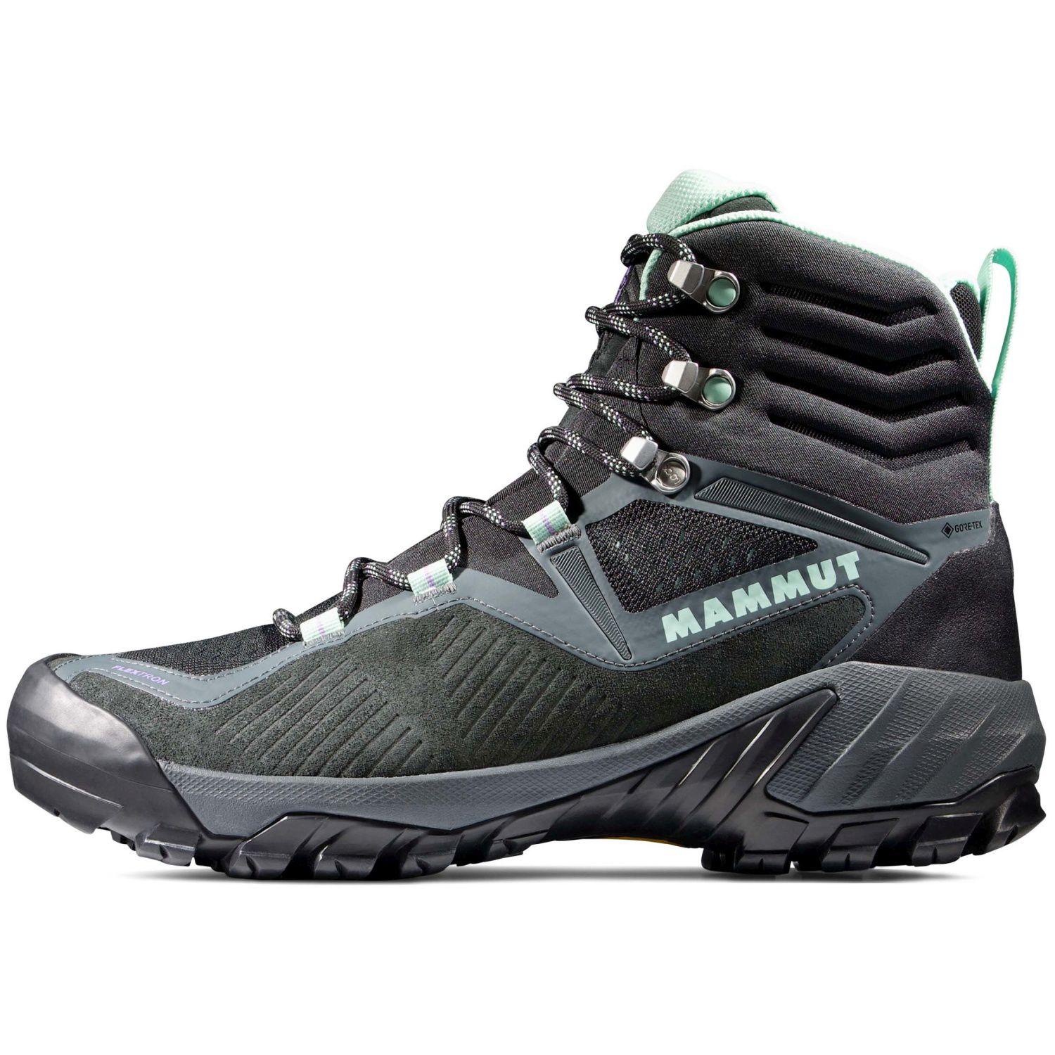 Botas de montaña de mujer SAPUEN HIGH Gore-Tex Mammut - Negro / Azul Negro / Azul-4