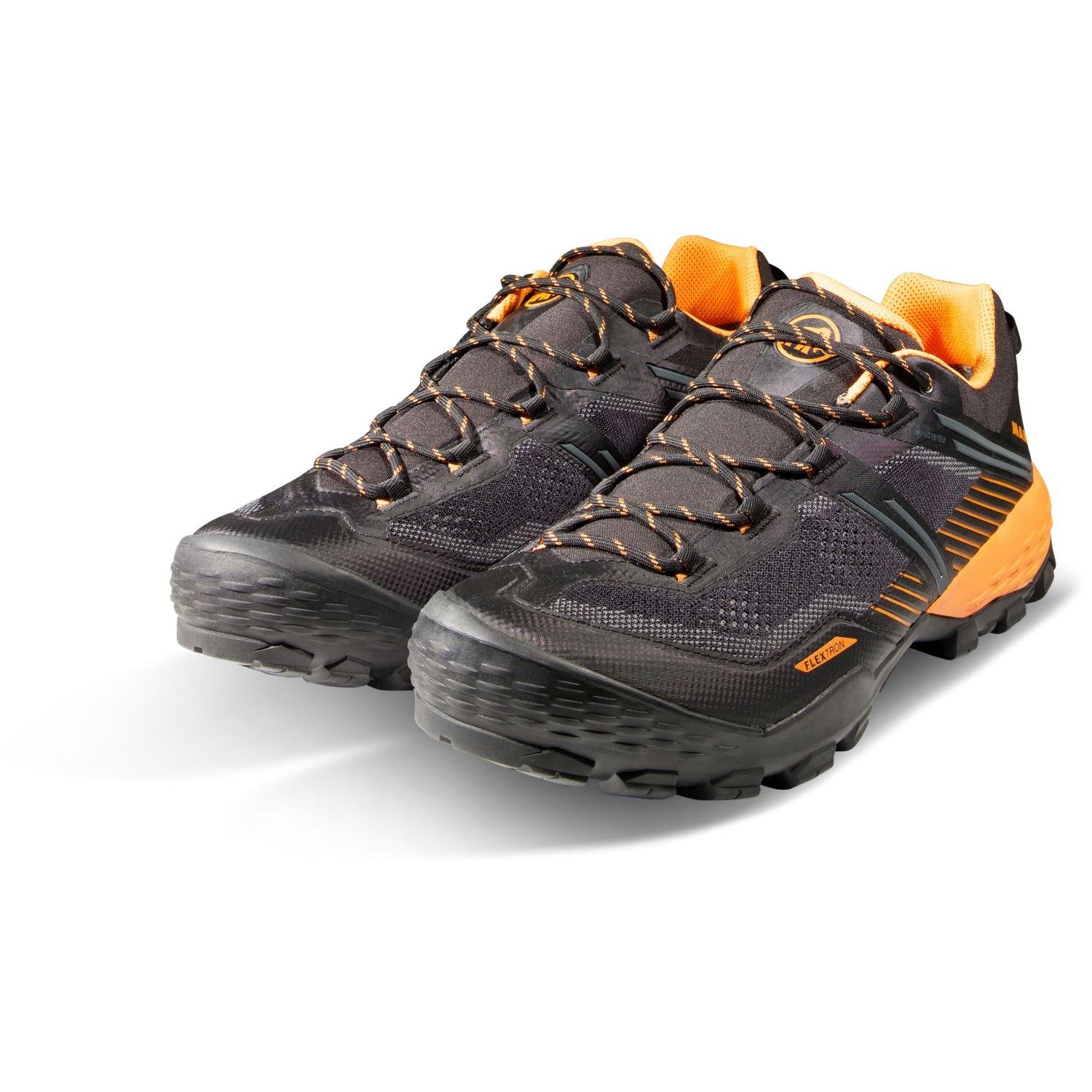 Zapatillas de montaña de hombre DUCAN II Gore-Tex Mammut - Negro / Naranja Negro / Naranja-4