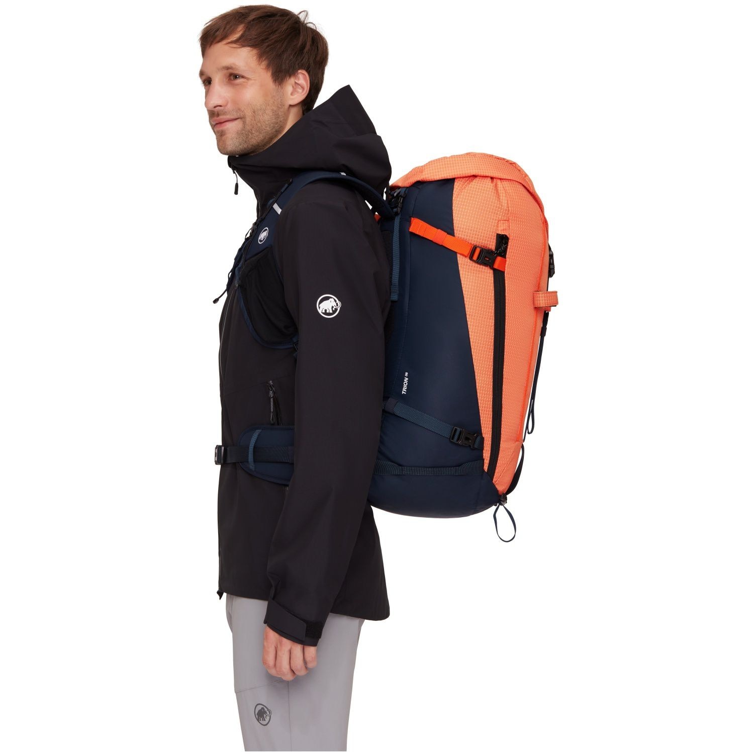 Mochila de montaña TRION 38 L Mammut - Blanco Naranja-7
