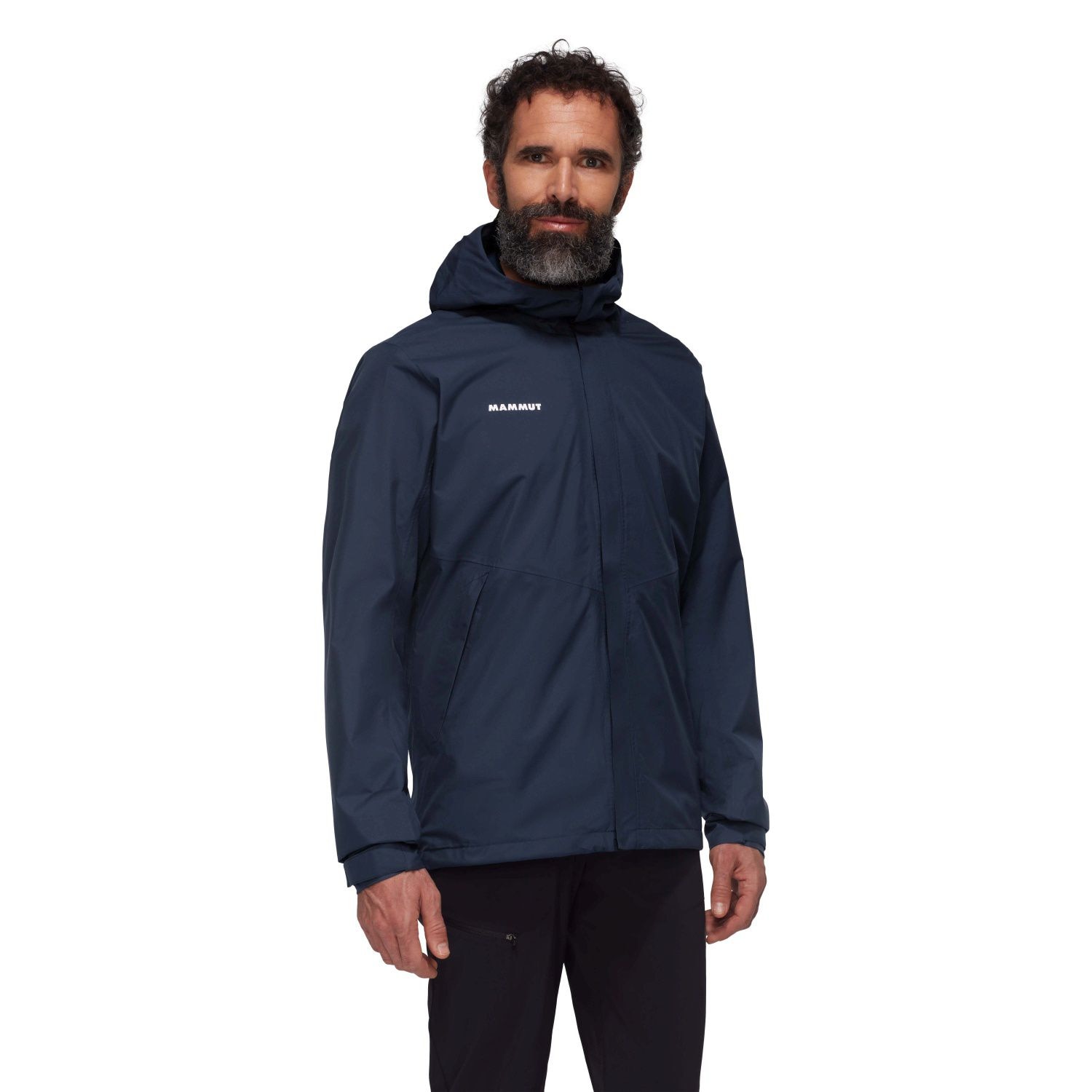 Mammut Chaqueta de montaña de hombre ALTO impermeable Azul marino