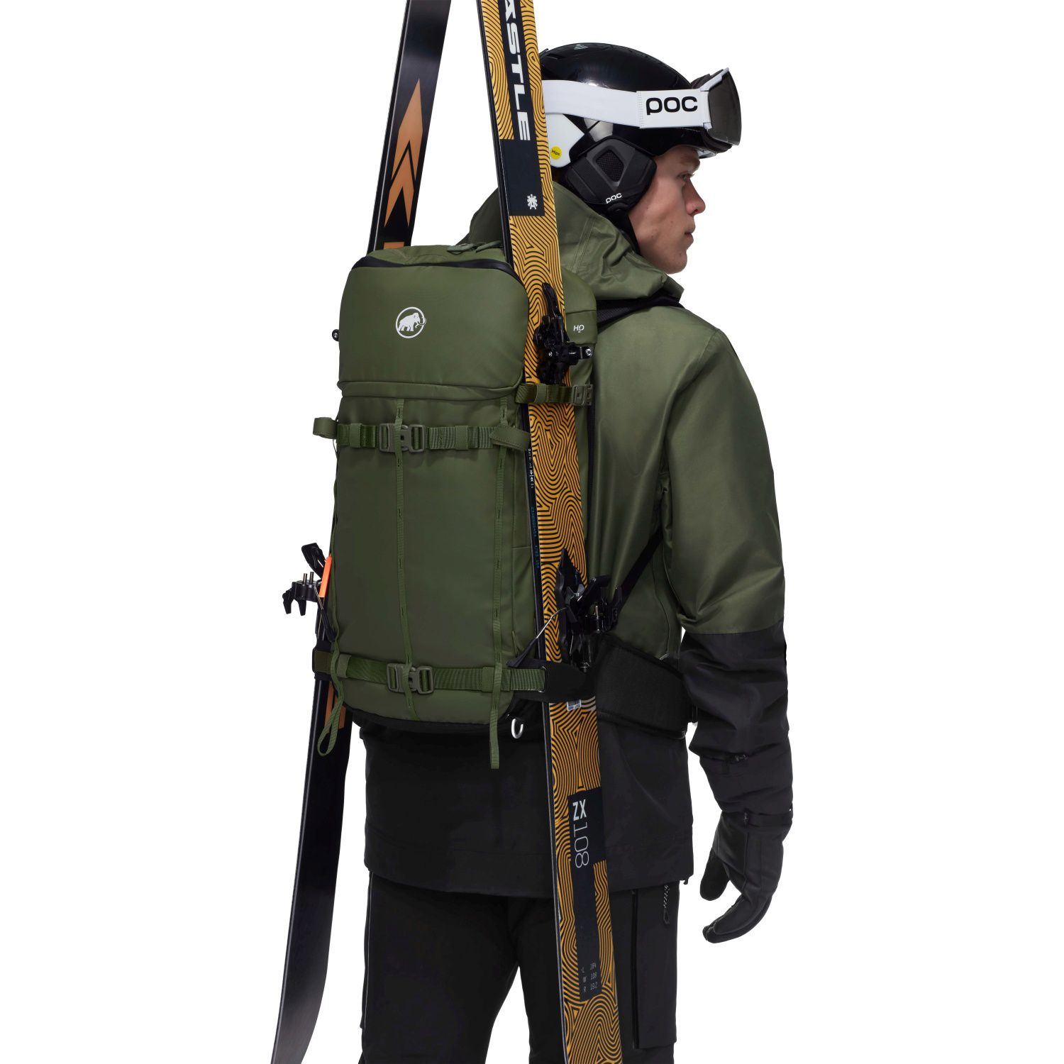 Mochila de esquí NIRVANA 35 L Mammut - Verde Verde-7